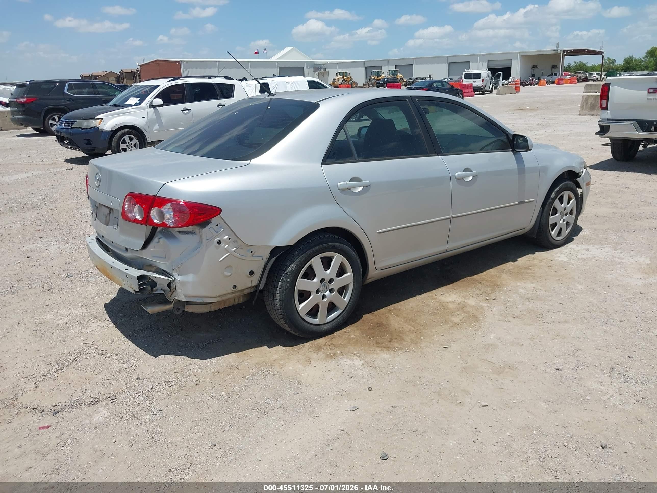 2005 Mazda Mazda6 I Base Silver vin: 1YVFP80C855M26912