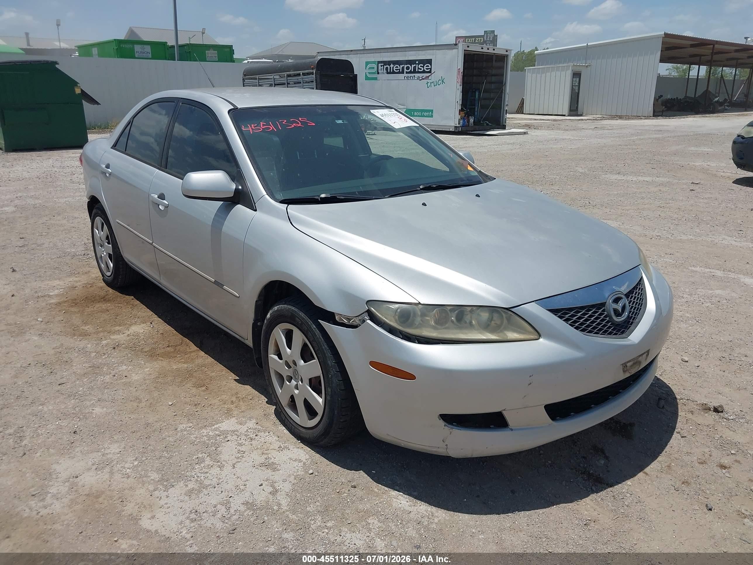2005 Mazda Mazda6 I Base Silver vin: 1YVFP80C855M26912