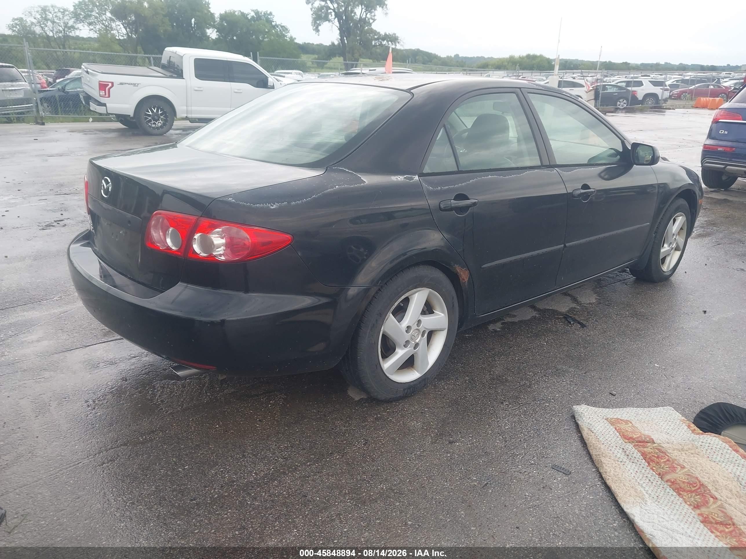 2003 Mazda Mazda6 I Черный vin: 1YVFP80C935M36281