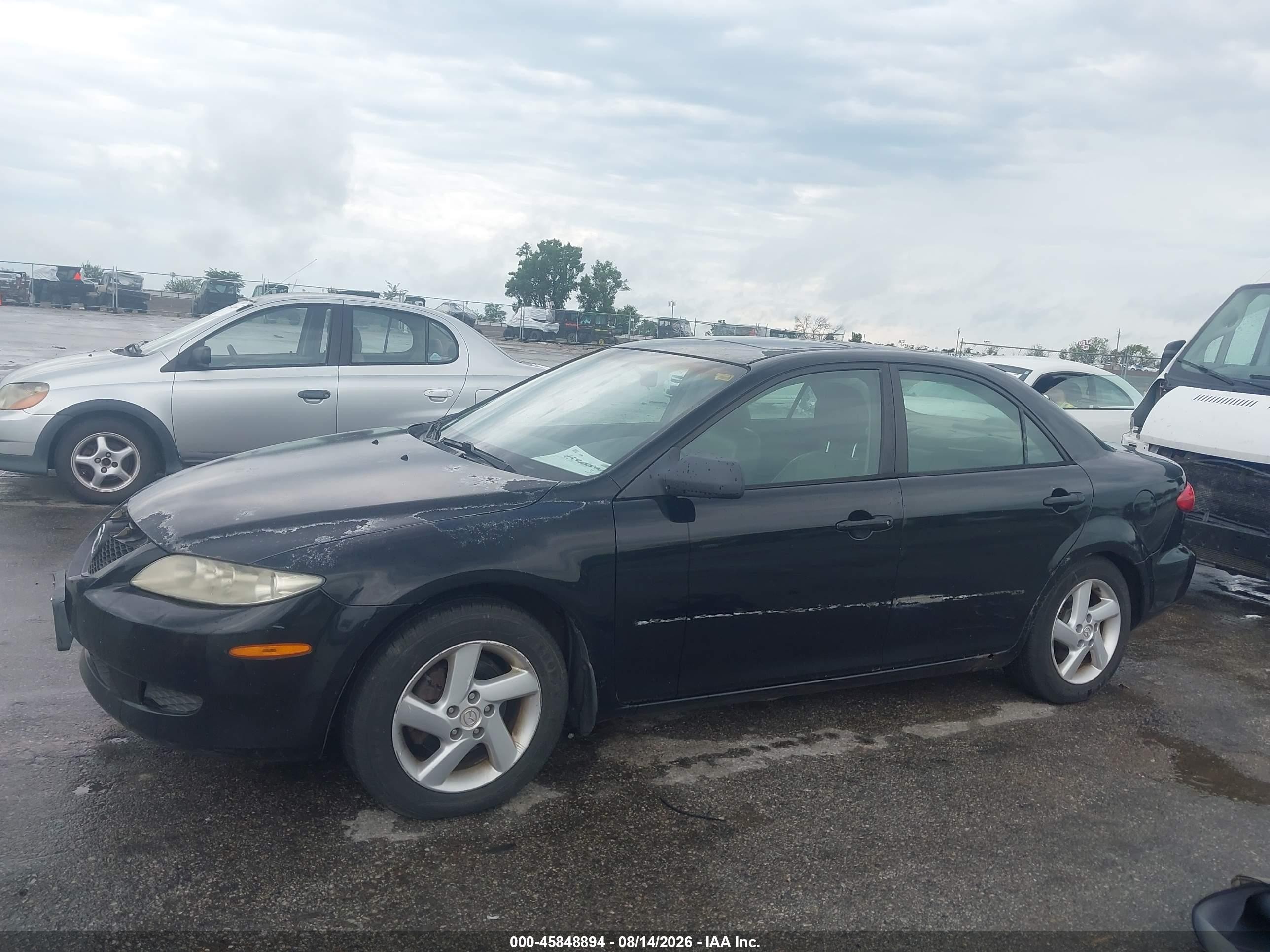 2003 Mazda Mazda6 I Черный vin: 1YVFP80C935M36281