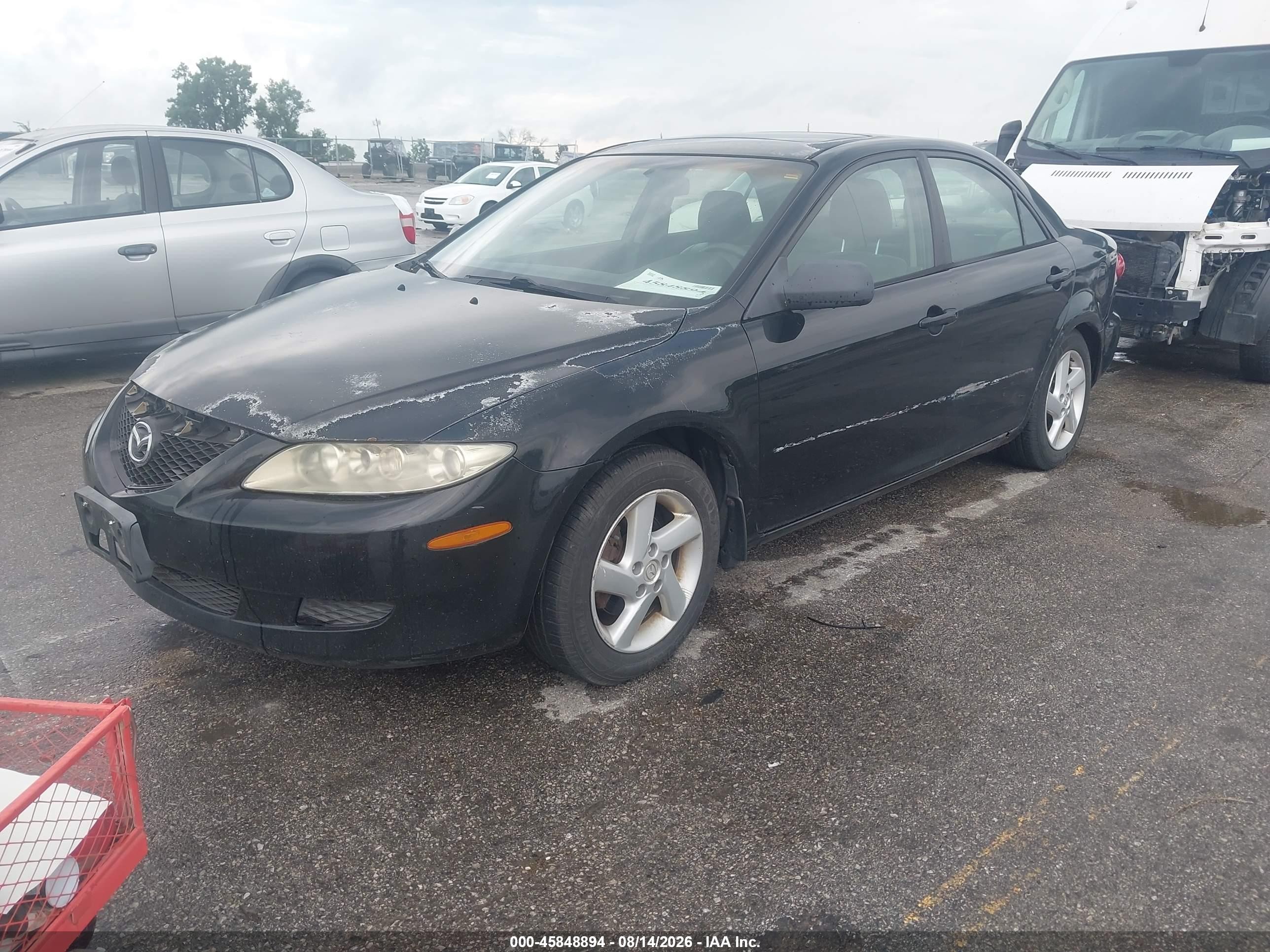 2003 Mazda Mazda6 I Черный vin: 1YVFP80C935M36281