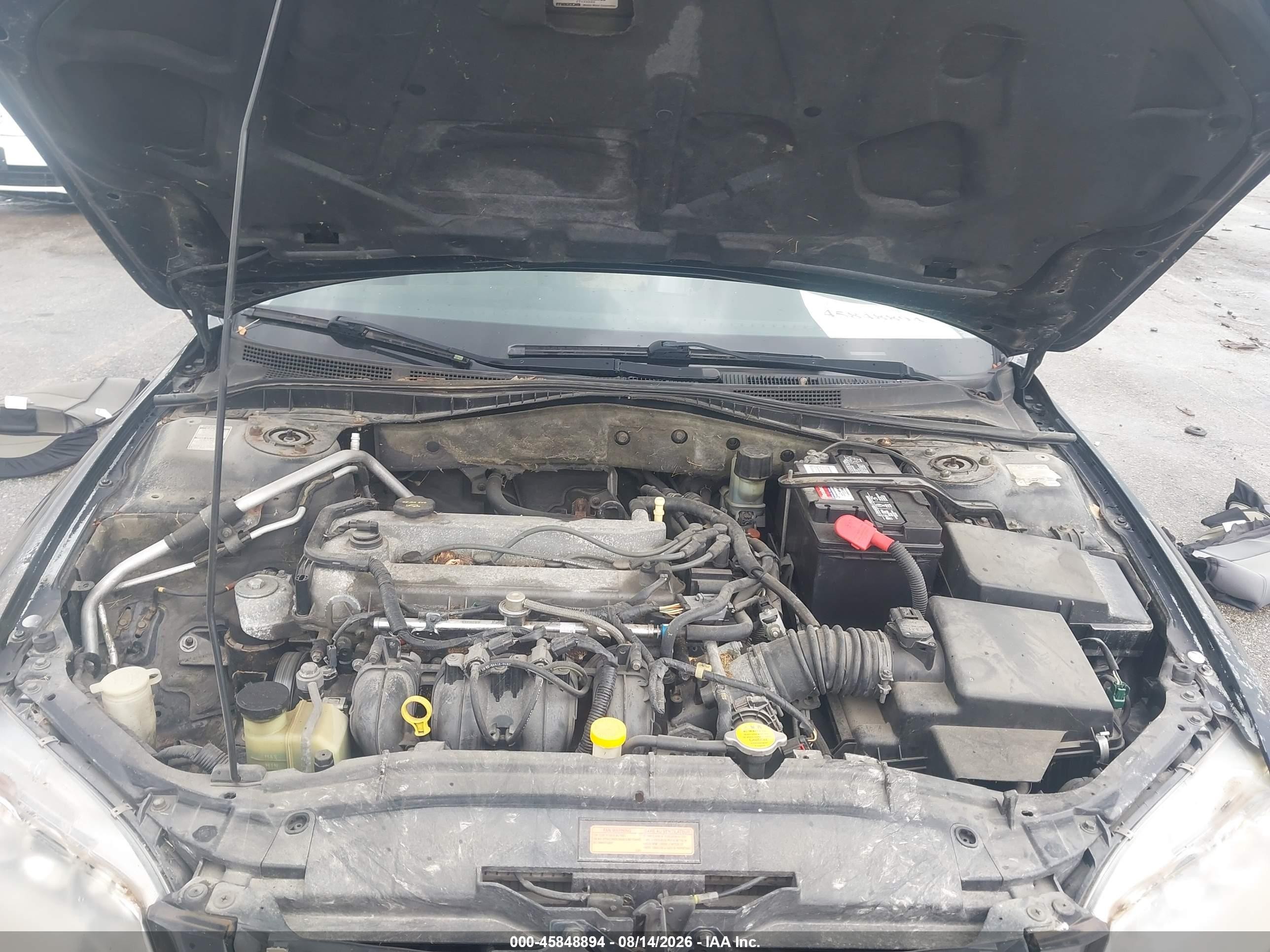 2003 Mazda Mazda6 I Черный vin: 1YVFP80C935M36281