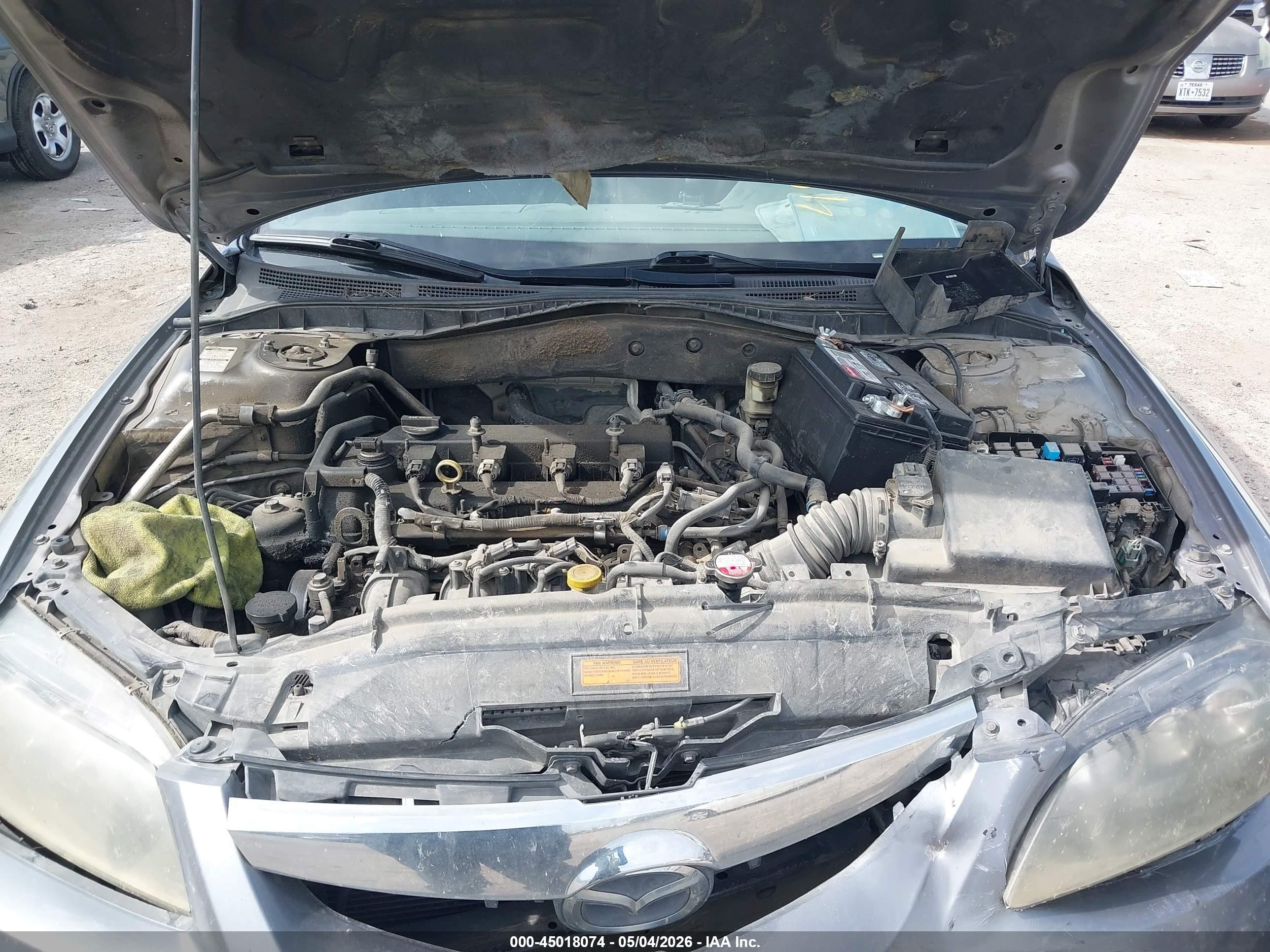 2006 Mazda Mazda6 I Gray vin: 1YVFP80C965M70872