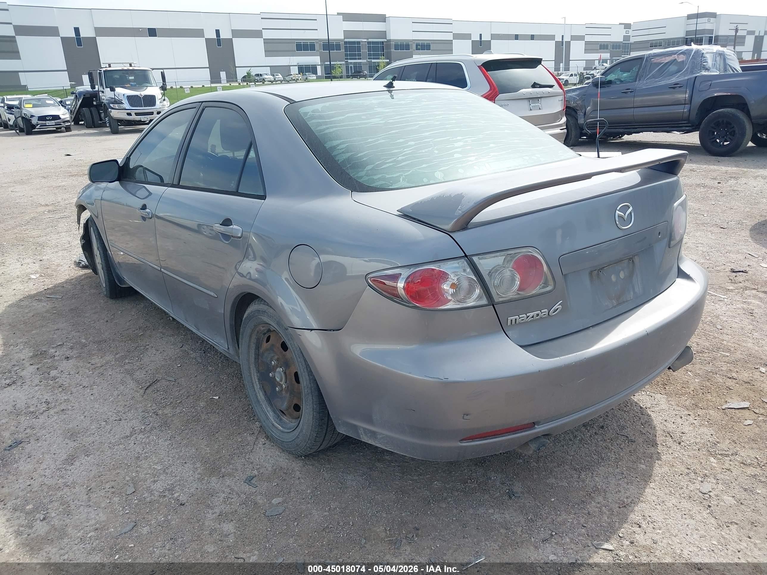 2006 Mazda Mazda6 I Gray vin: 1YVFP80C965M70872