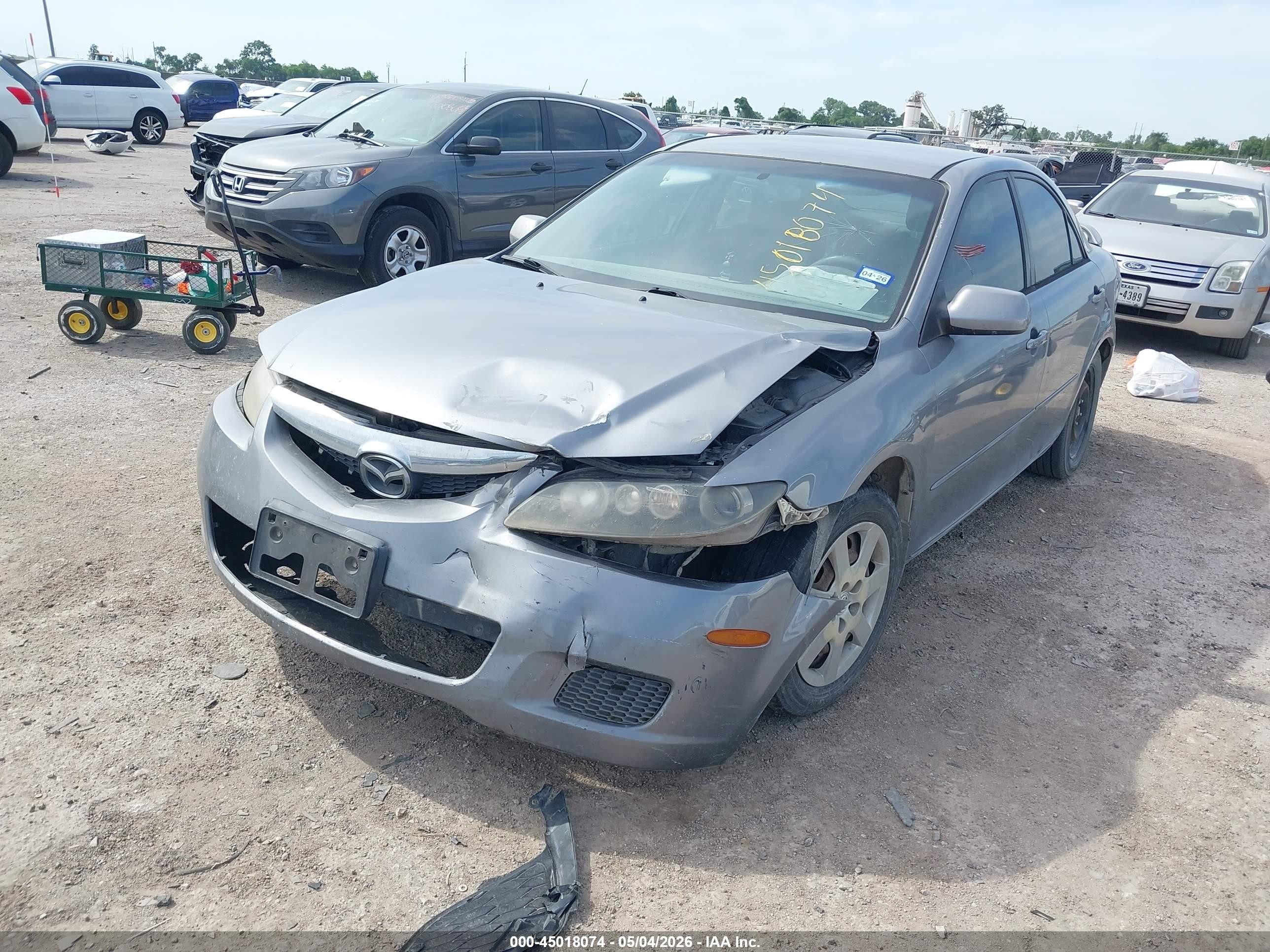 2006 Mazda Mazda6 I Gray vin: 1YVFP80C965M70872