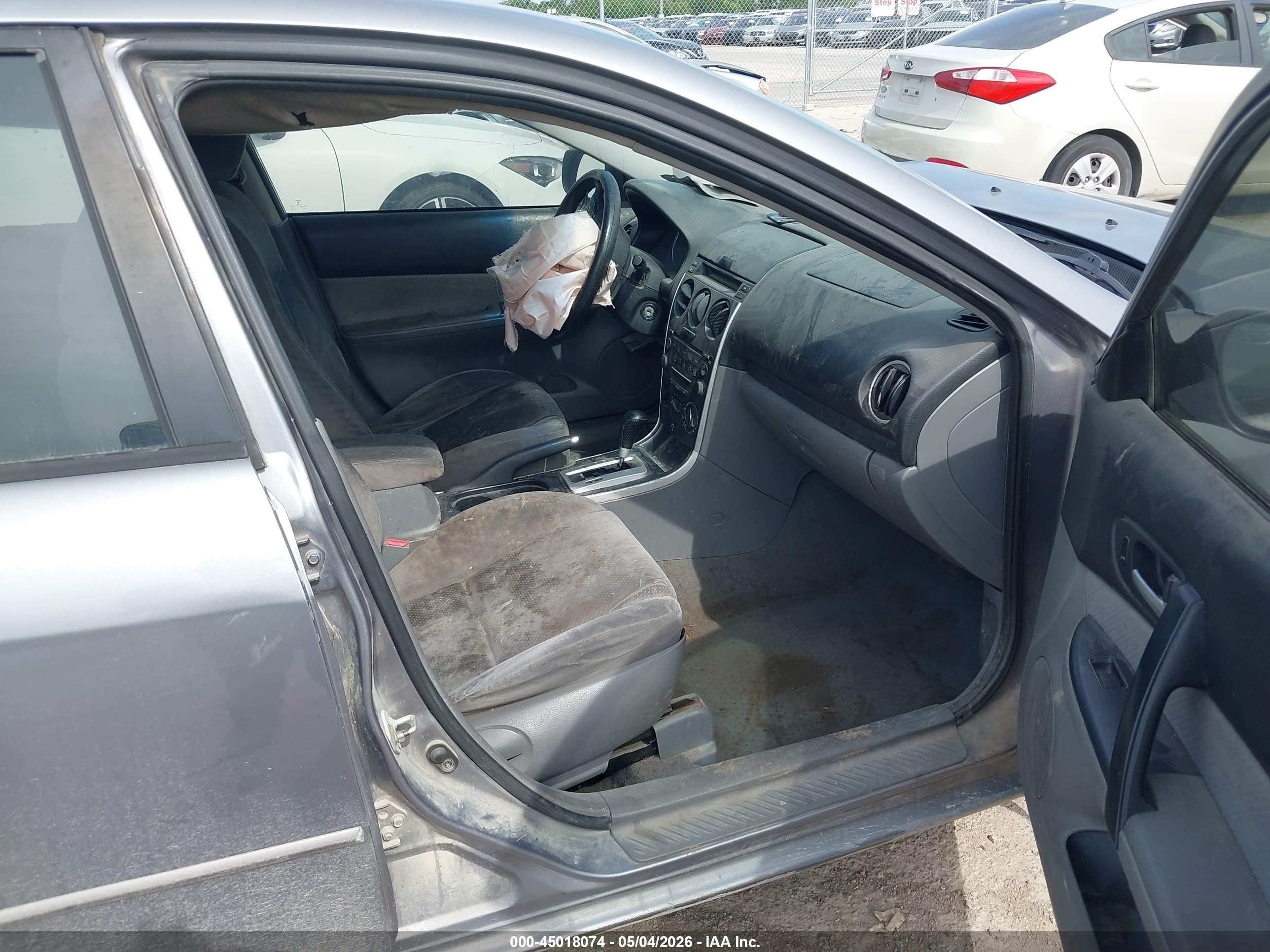 2006 Mazda Mazda6 I Gray vin: 1YVFP80C965M70872