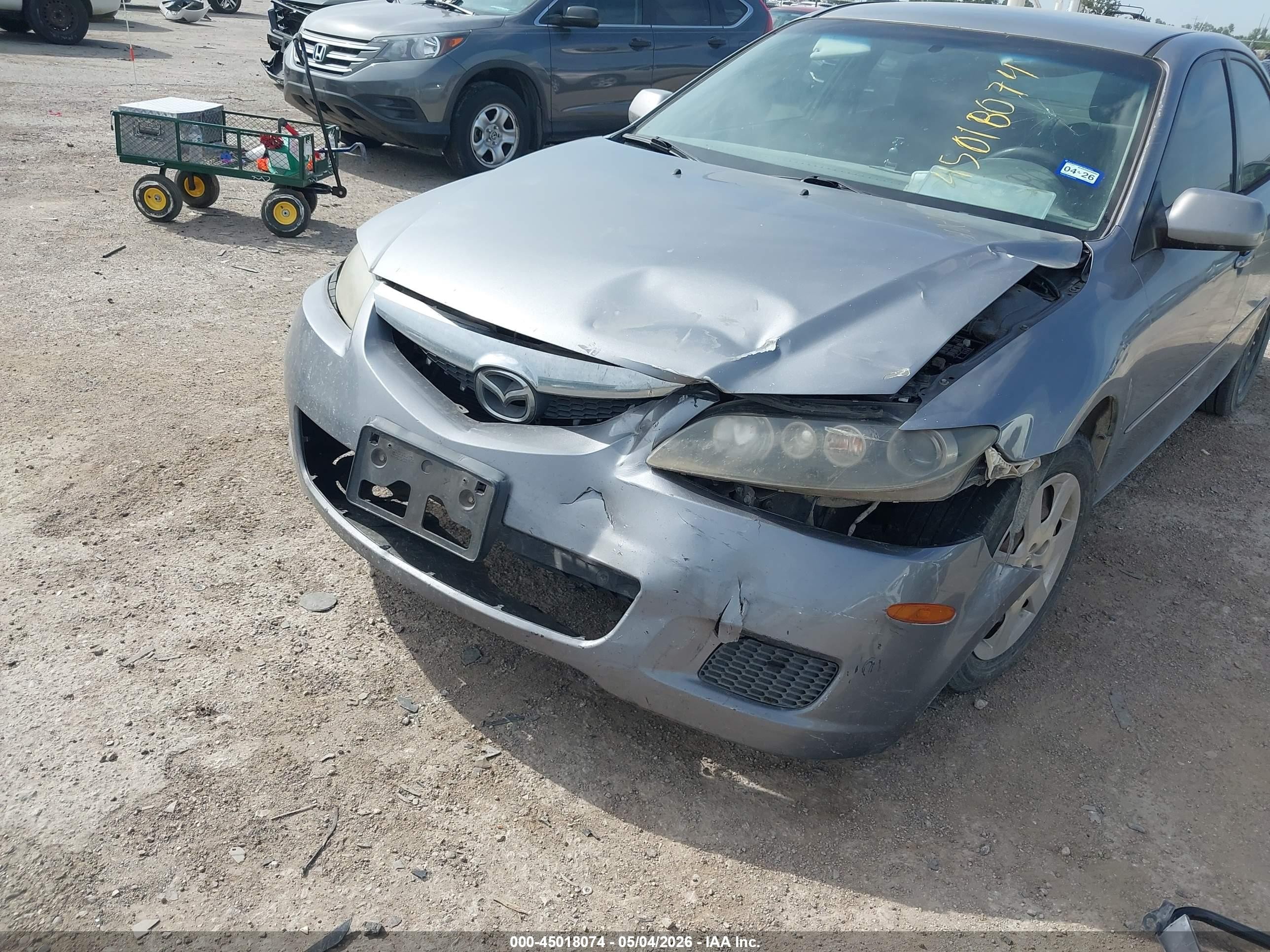 2006 Mazda Mazda6 I Gray vin: 1YVFP80C965M70872