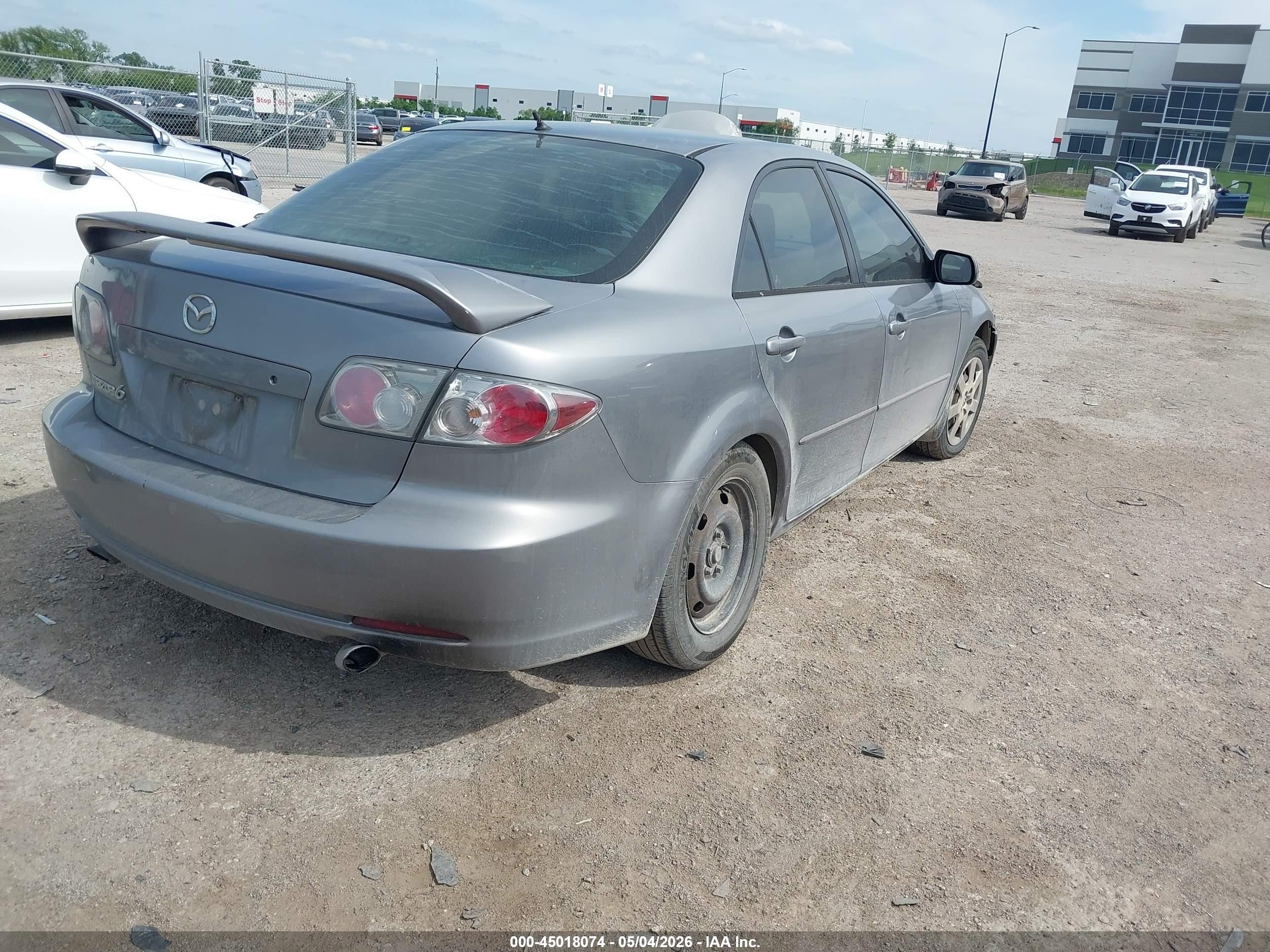 2006 Mazda Mazda6 I Gray vin: 1YVFP80C965M70872