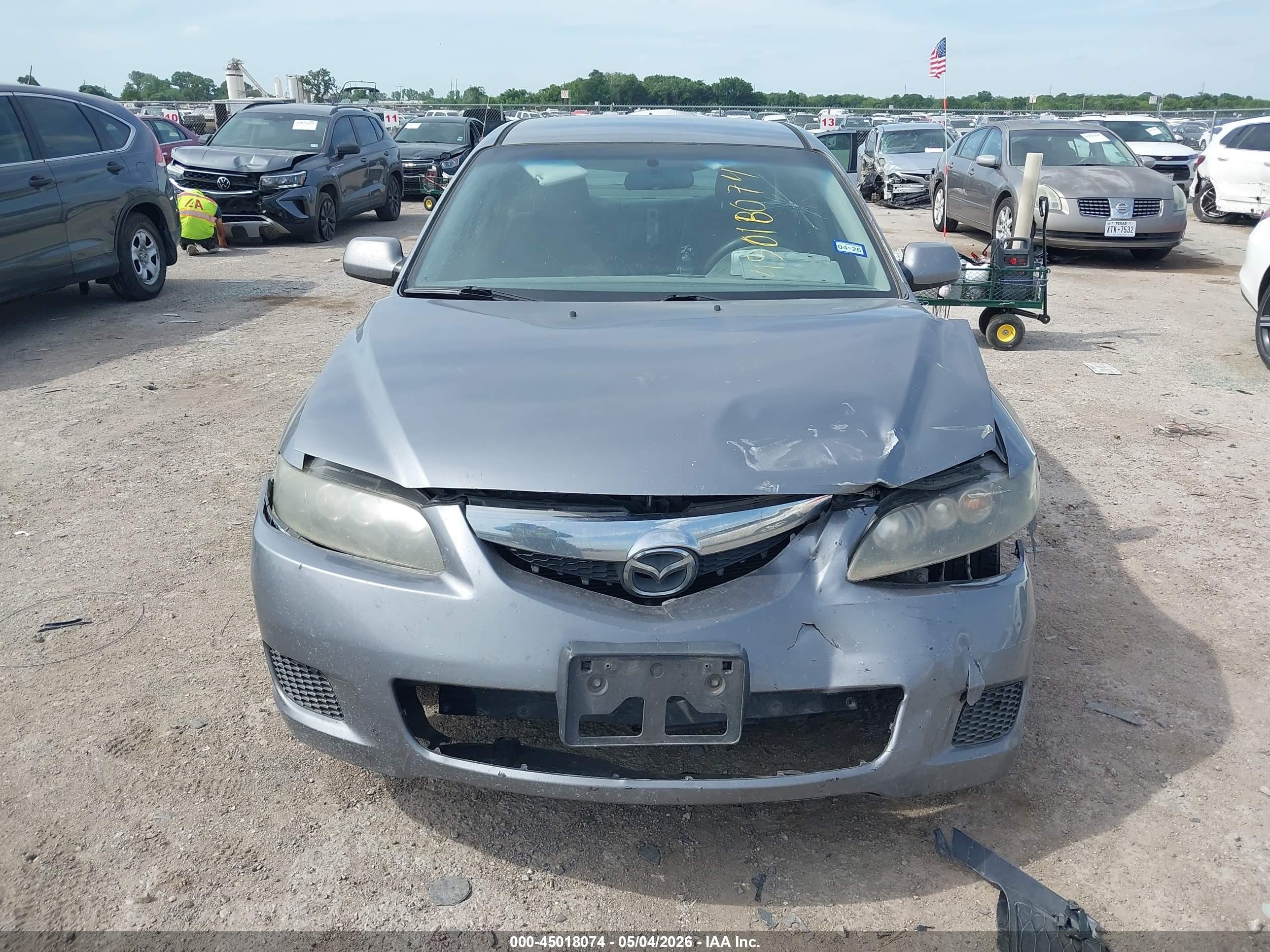 2006 Mazda Mazda6 I Gray vin: 1YVFP80C965M70872