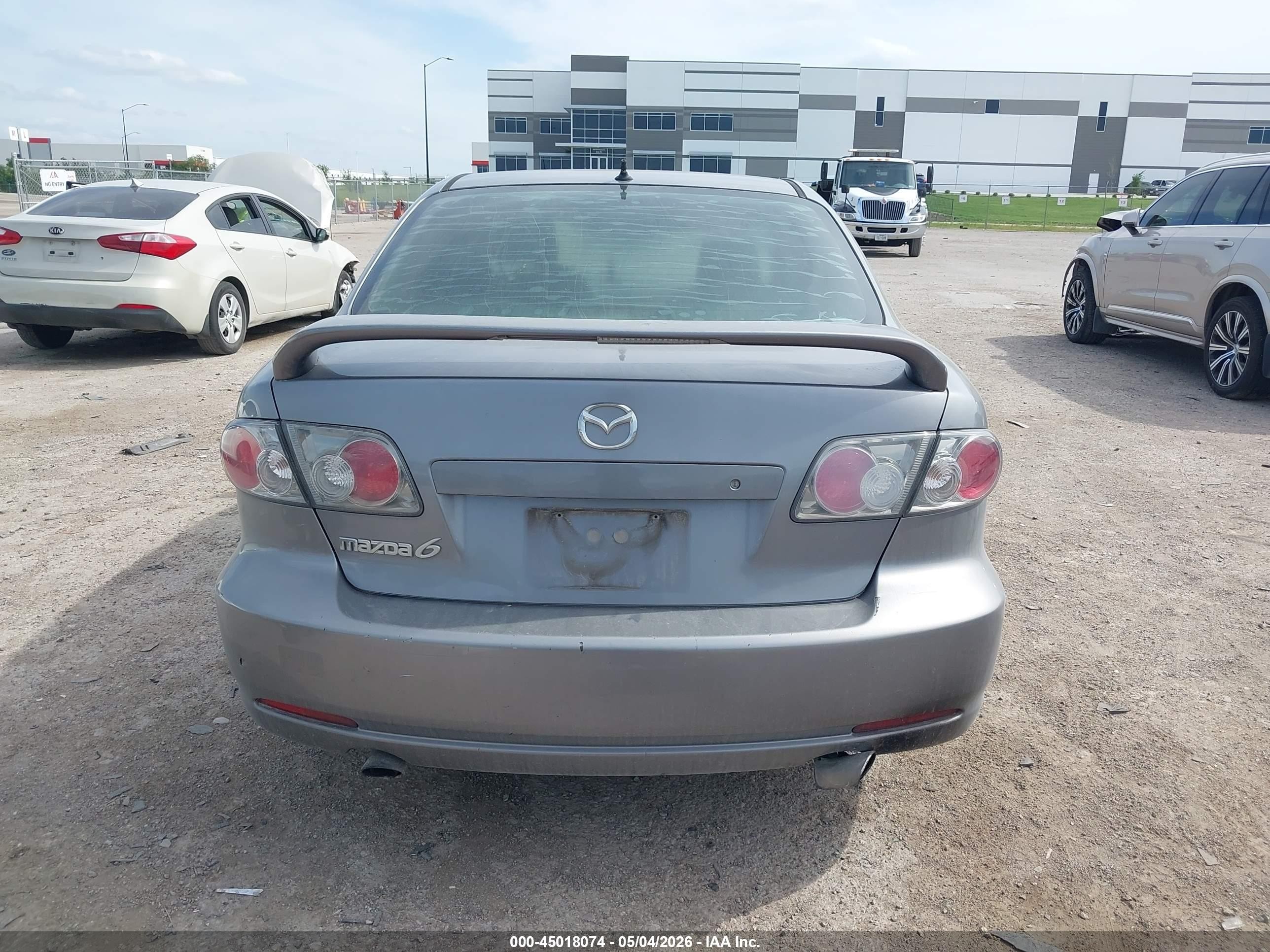 2006 Mazda Mazda6 I Gray vin: 1YVFP80C965M70872