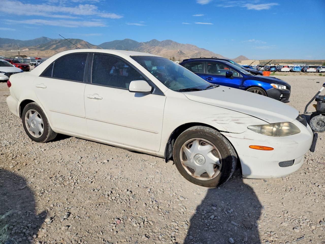 2004 Mazda 6 I White vin: 1YVFP80CX45N25858