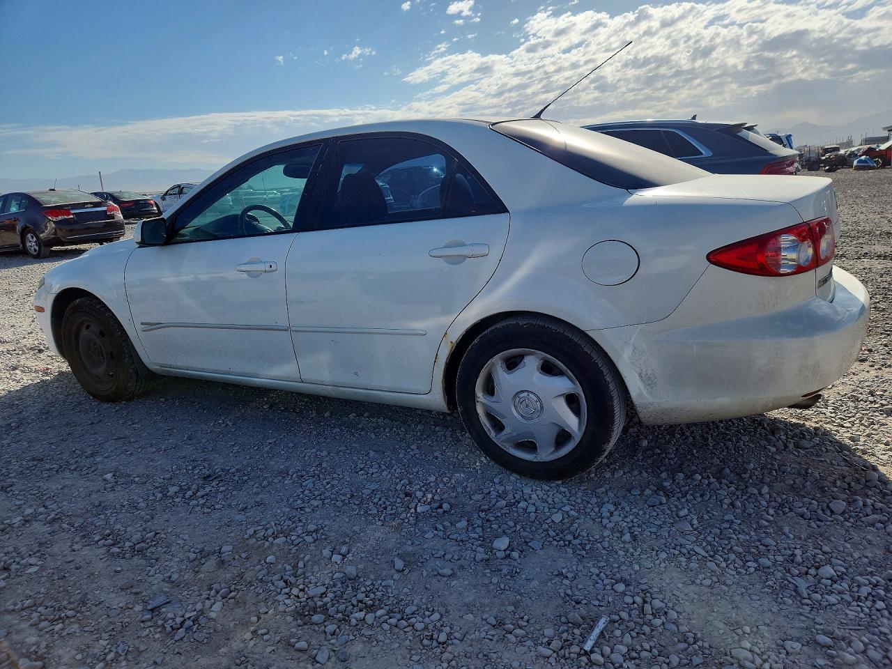 2004 Mazda 6 I White vin: 1YVFP80CX45N25858