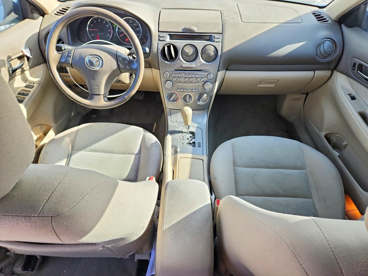 2004 Mazda 6 I White vin: 1YVFP80CX45N25858