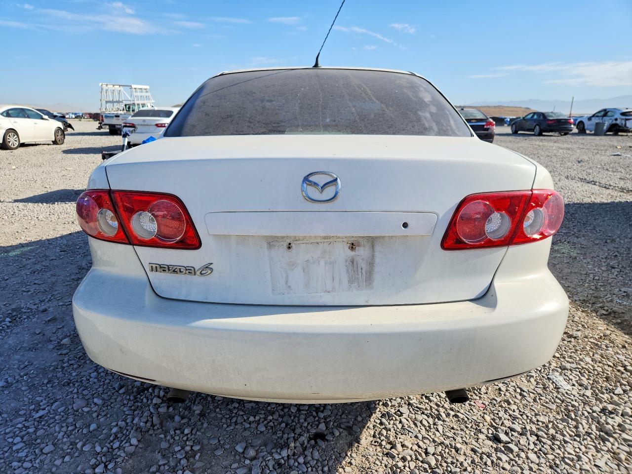 2004 Mazda 6 I White vin: 1YVFP80CX45N25858