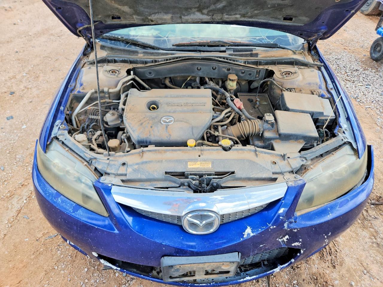 2006 Mazda 6 I Blue vin: 1YVFP80CX65M36553