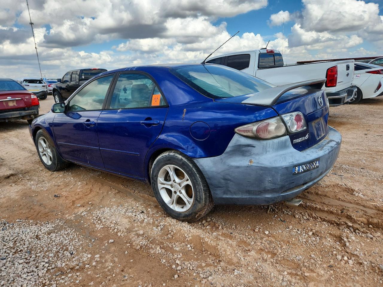 2006 Mazda 6 I Blue vin: 1YVFP80CX65M36553