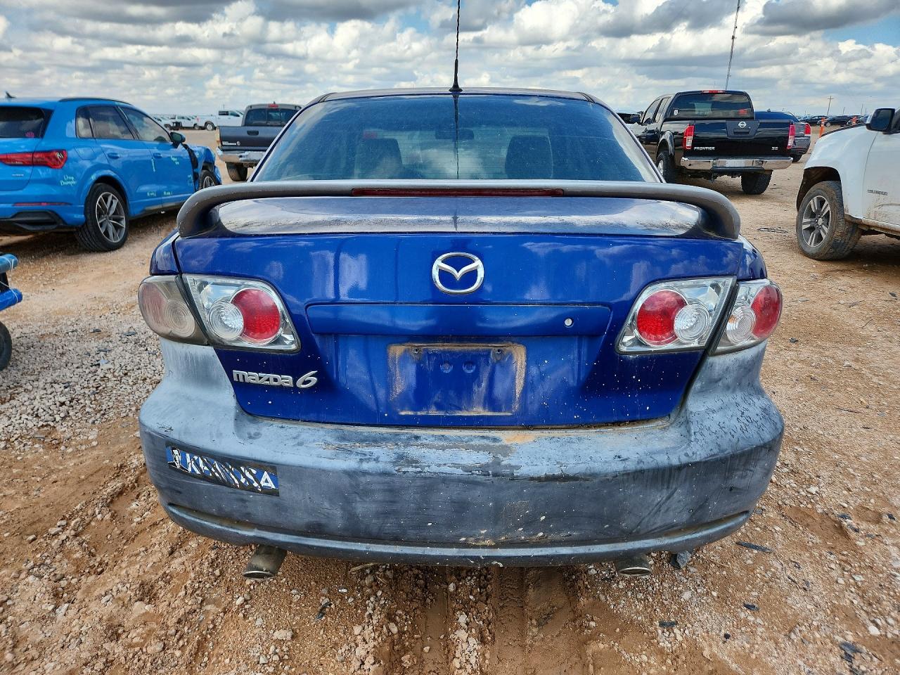 2006 Mazda 6 I Blue vin: 1YVFP80CX65M36553