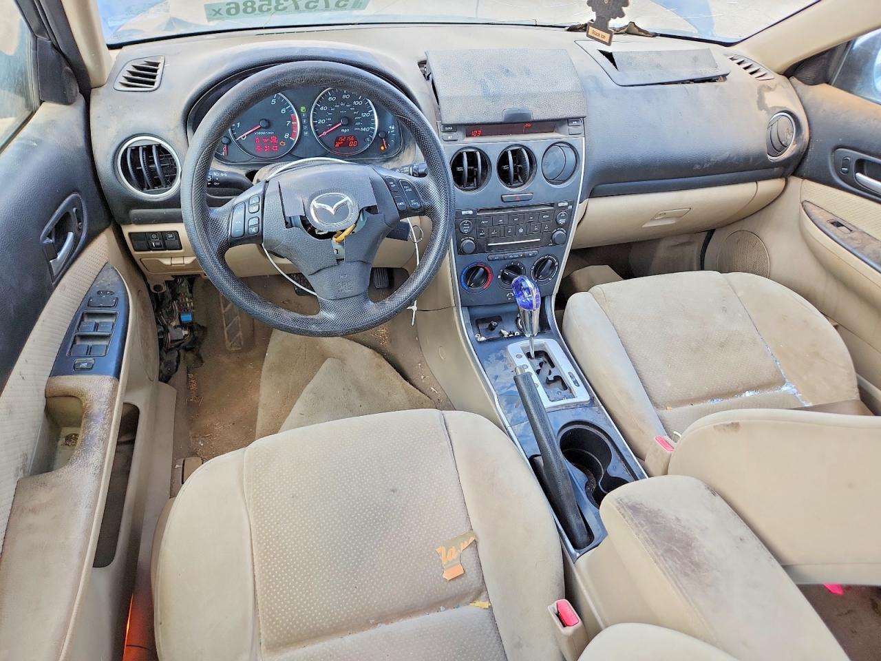 2006 Mazda 6 I Blue vin: 1YVFP80CX65M36553