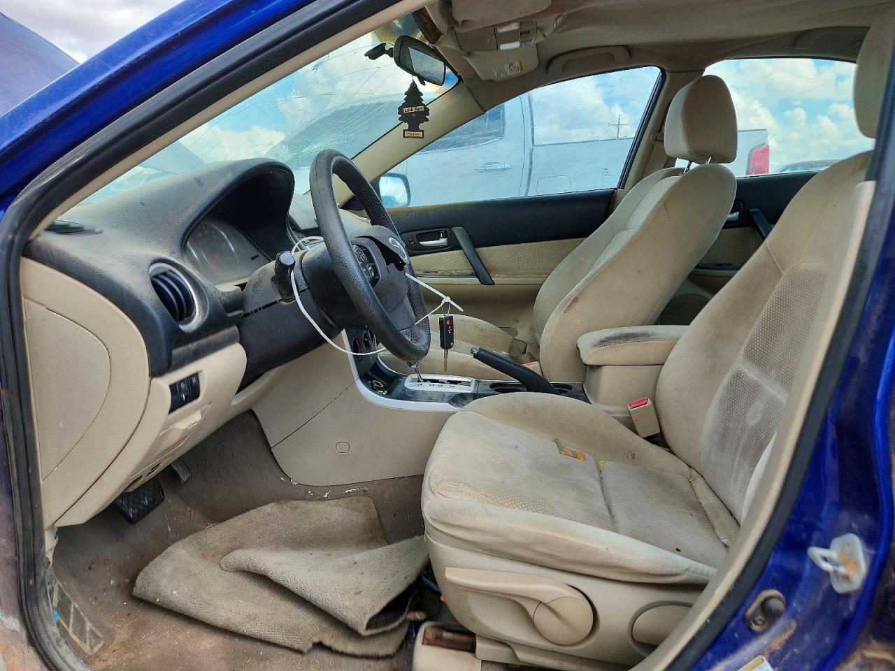 2006 Mazda 6 I Blue vin: 1YVFP80CX65M36553