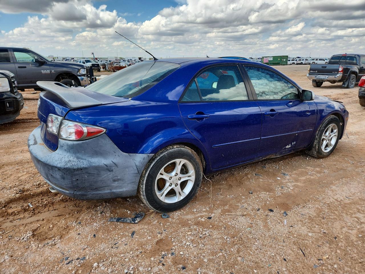 2006 Mazda 6 I Blue vin: 1YVFP80CX65M36553