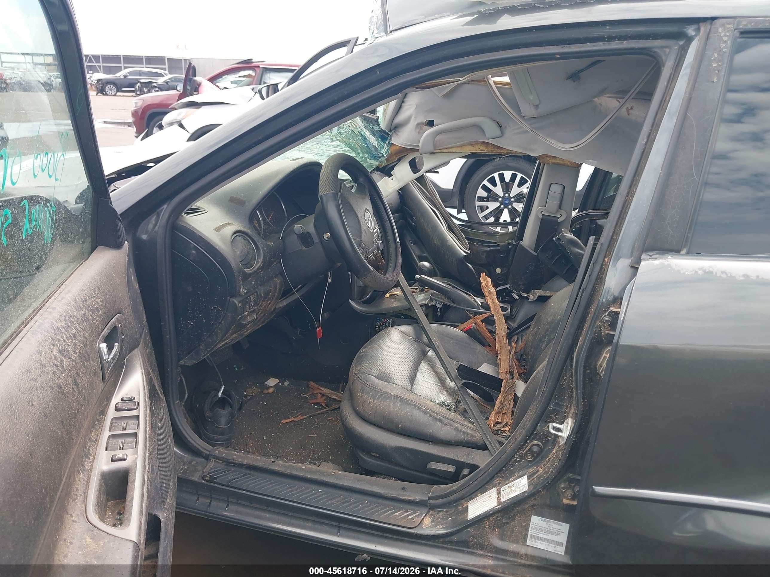 2003 Mazda Mazda6 S Серый vin: 1YVFP80D035M52233