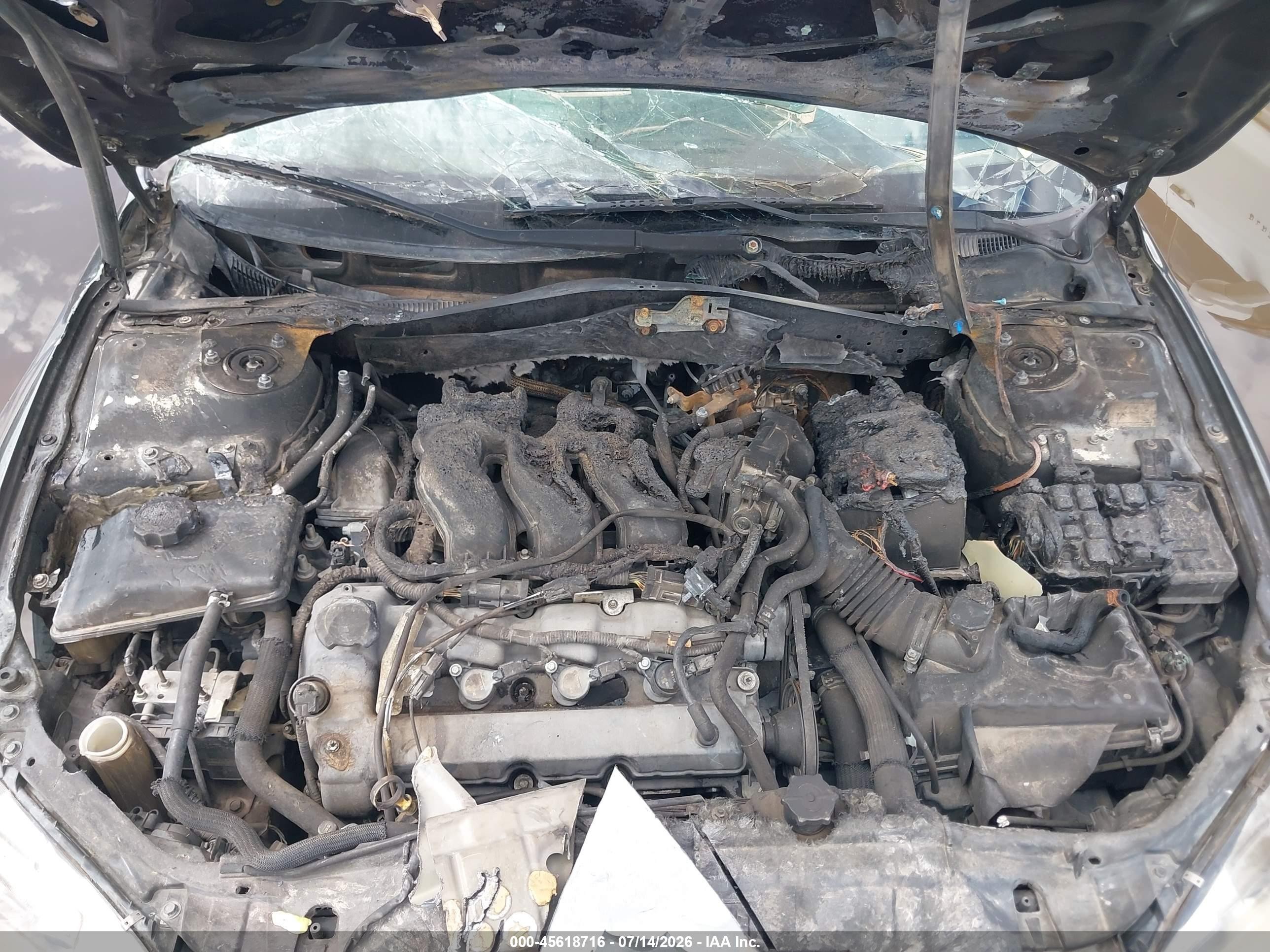 2003 Mazda Mazda6 S Серый vin: 1YVFP80D035M52233