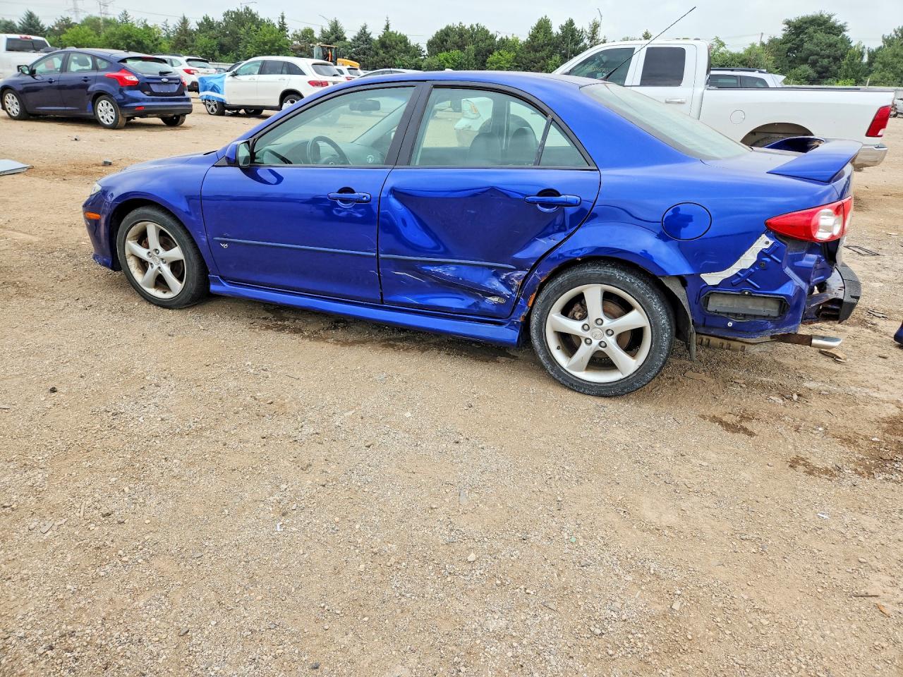 2004 Mazda 6 S Blue vin: 1YVFP80D145N10917