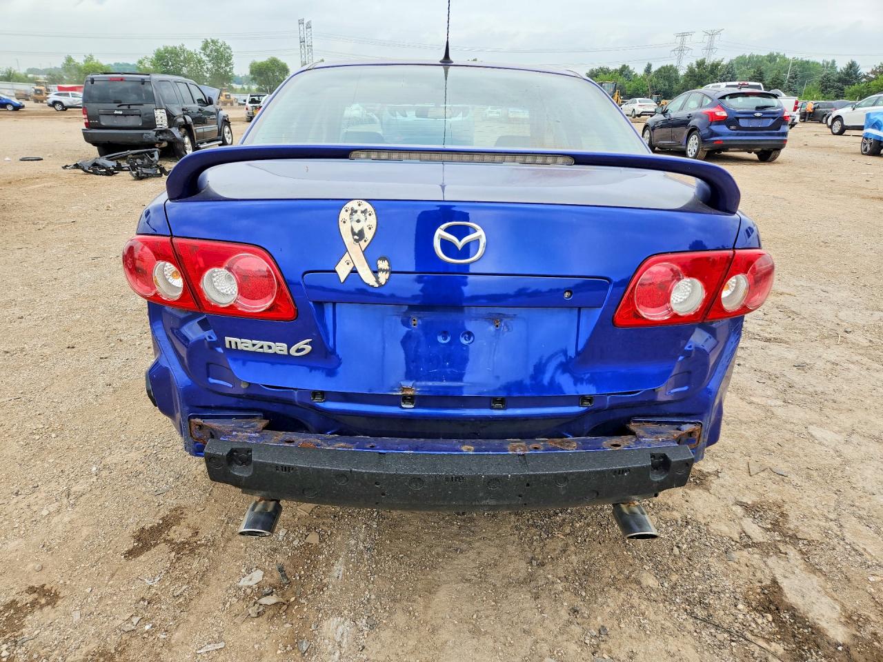 2004 Mazda 6 S Blue vin: 1YVFP80D145N10917