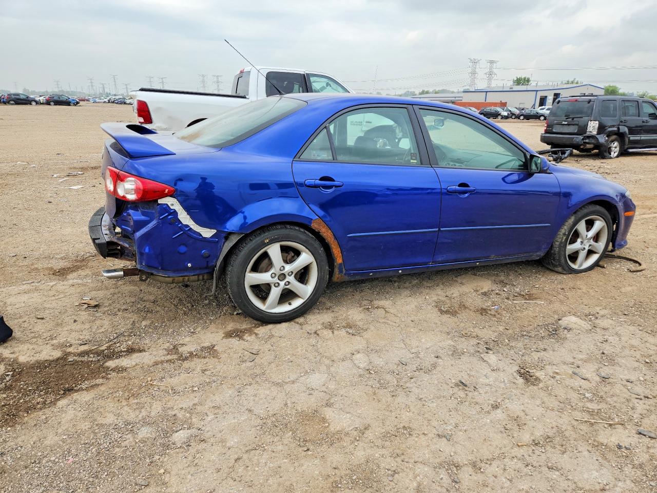 2004 Mazda 6 S Blue vin: 1YVFP80D145N10917