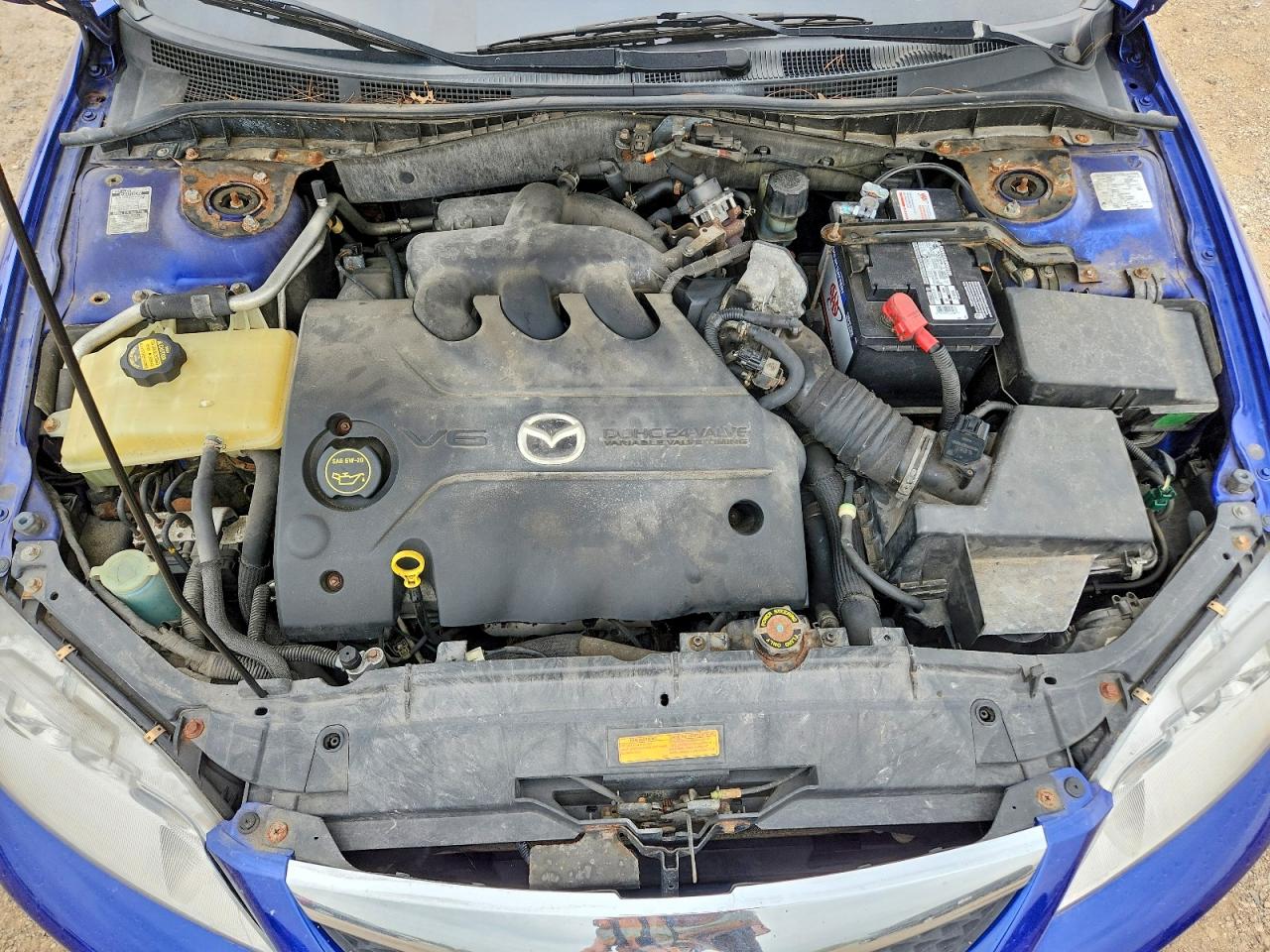 2004 Mazda 6 S Blue vin: 1YVFP80D145N10917