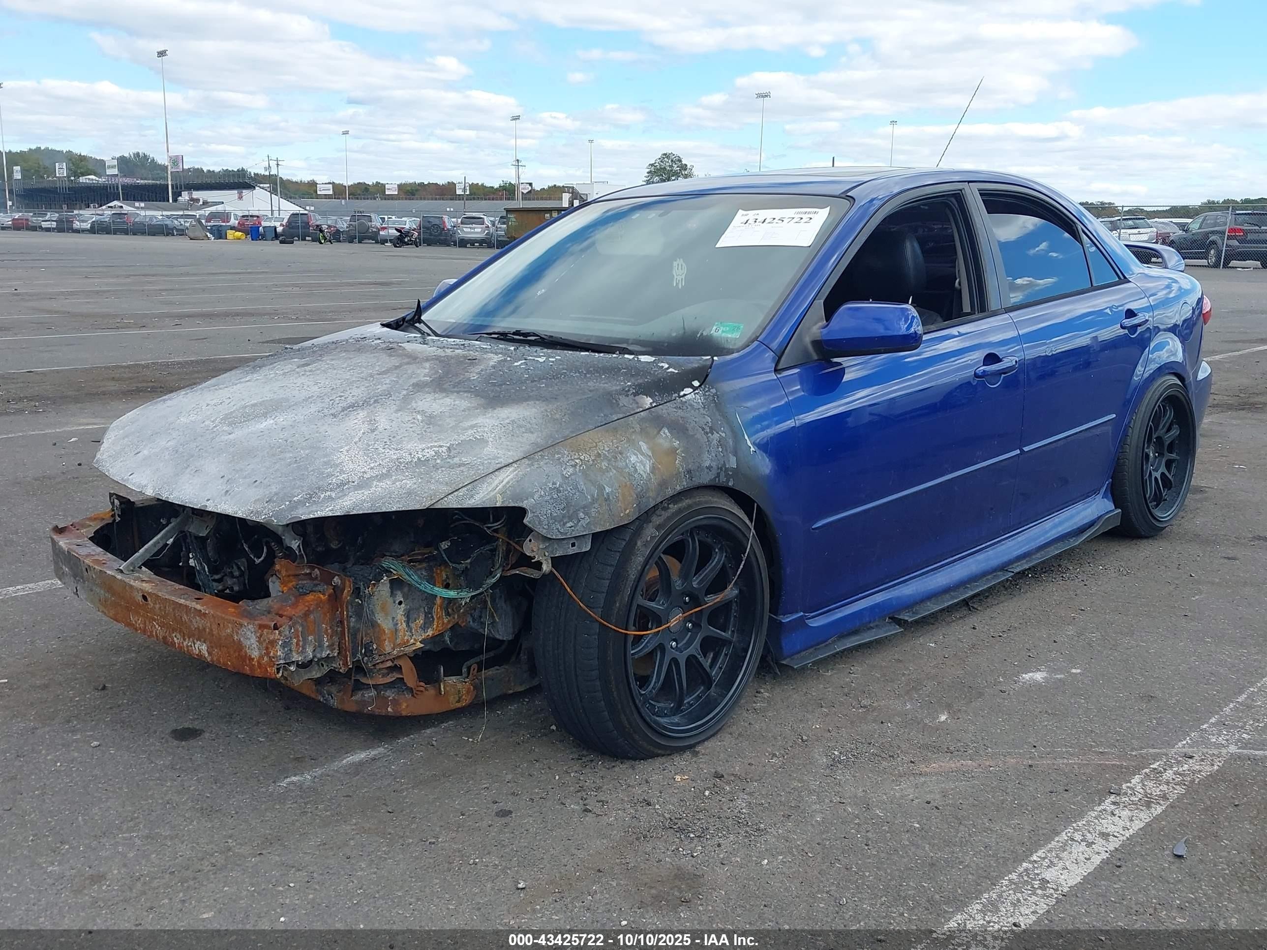 2004 Mazda Mazda6 S Синий vin: 1YVFP80D145N33419