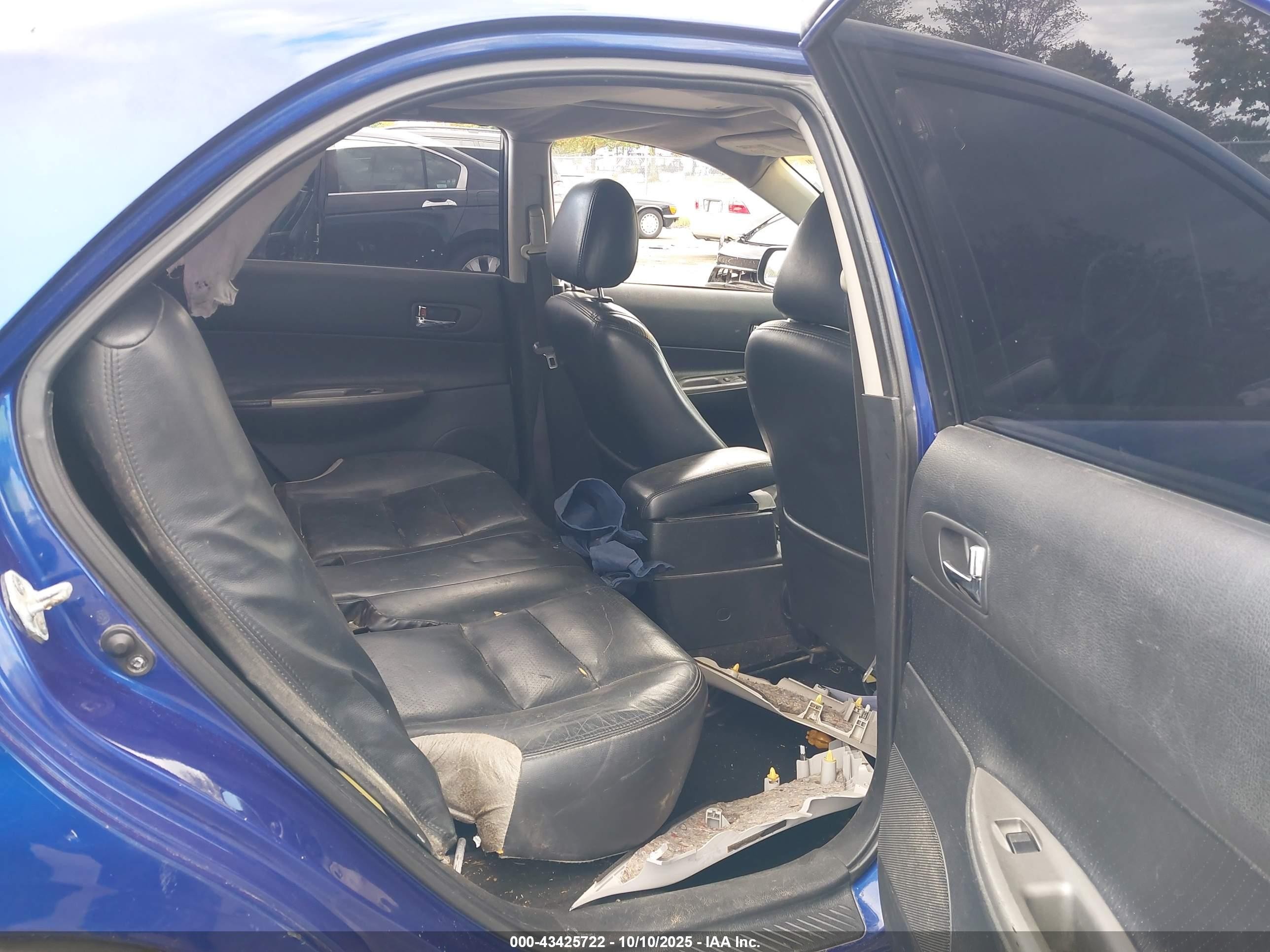 2004 Mazda Mazda6 S Синий vin: 1YVFP80D145N33419