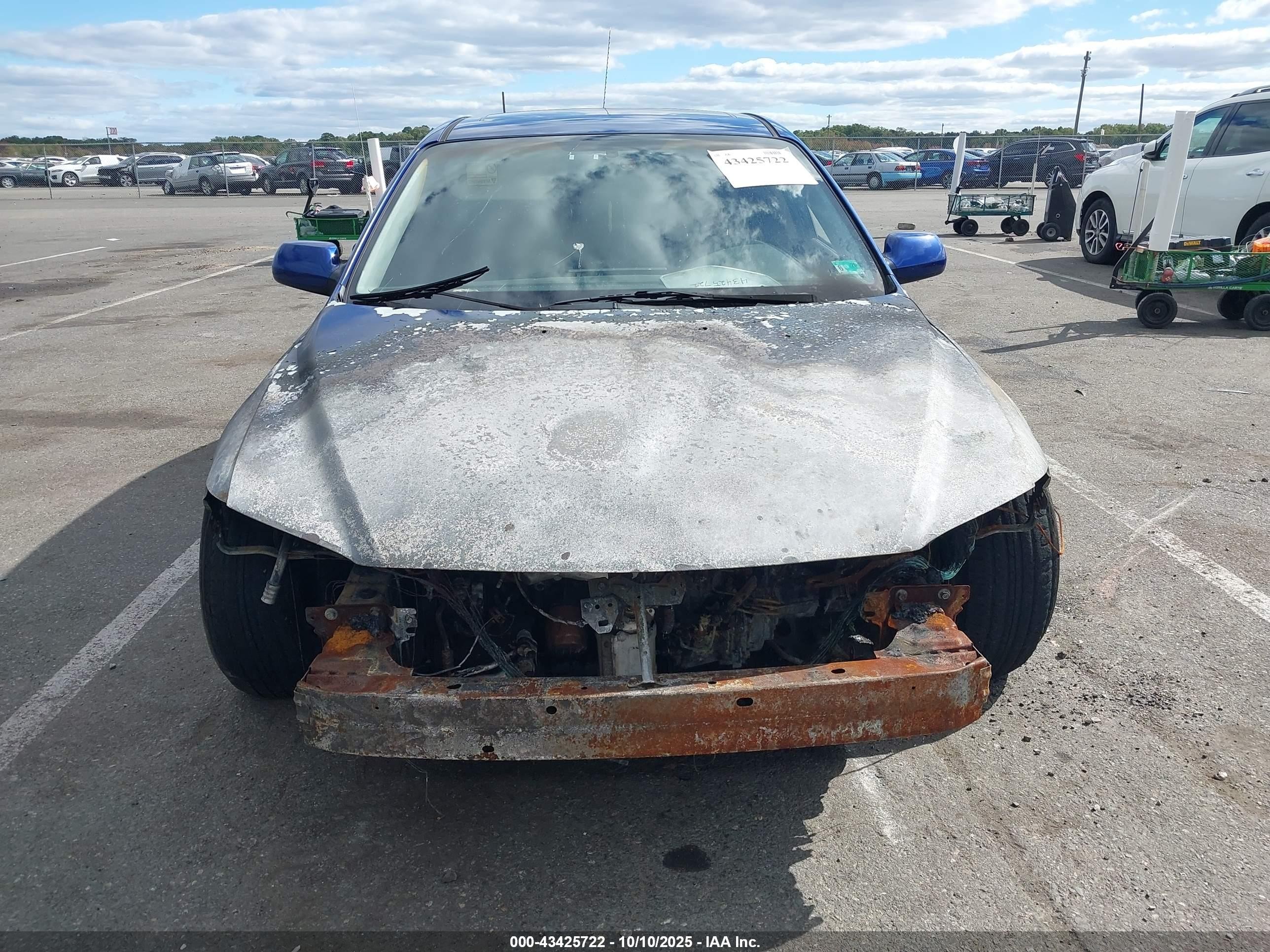 2004 Mazda Mazda6 S Синий vin: 1YVFP80D145N33419