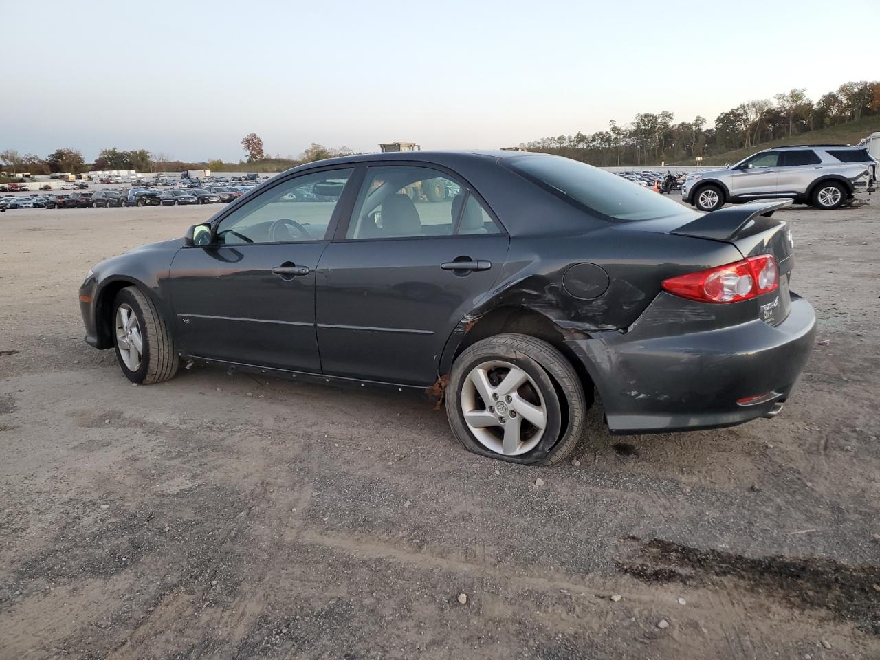 2003 Mazda 6 S Charcoal vin: 1YVFP80D235M53884