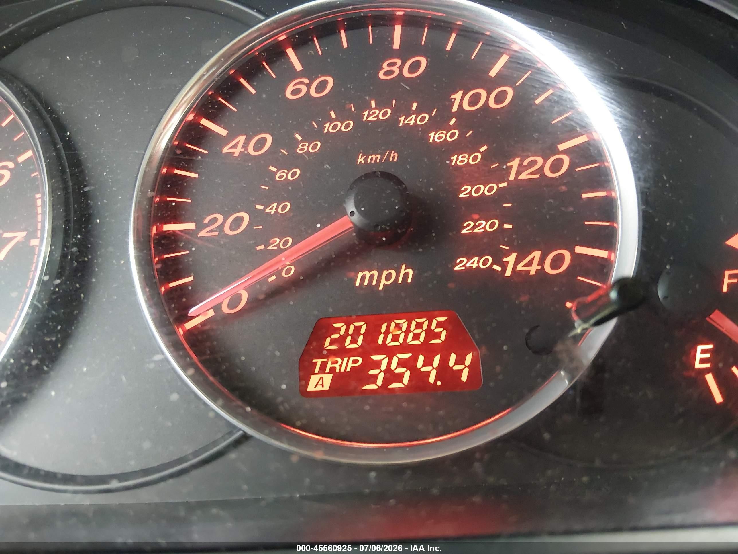 2004 Mazda Mazda6 S Blue vin: 1YVFP80D245N64100