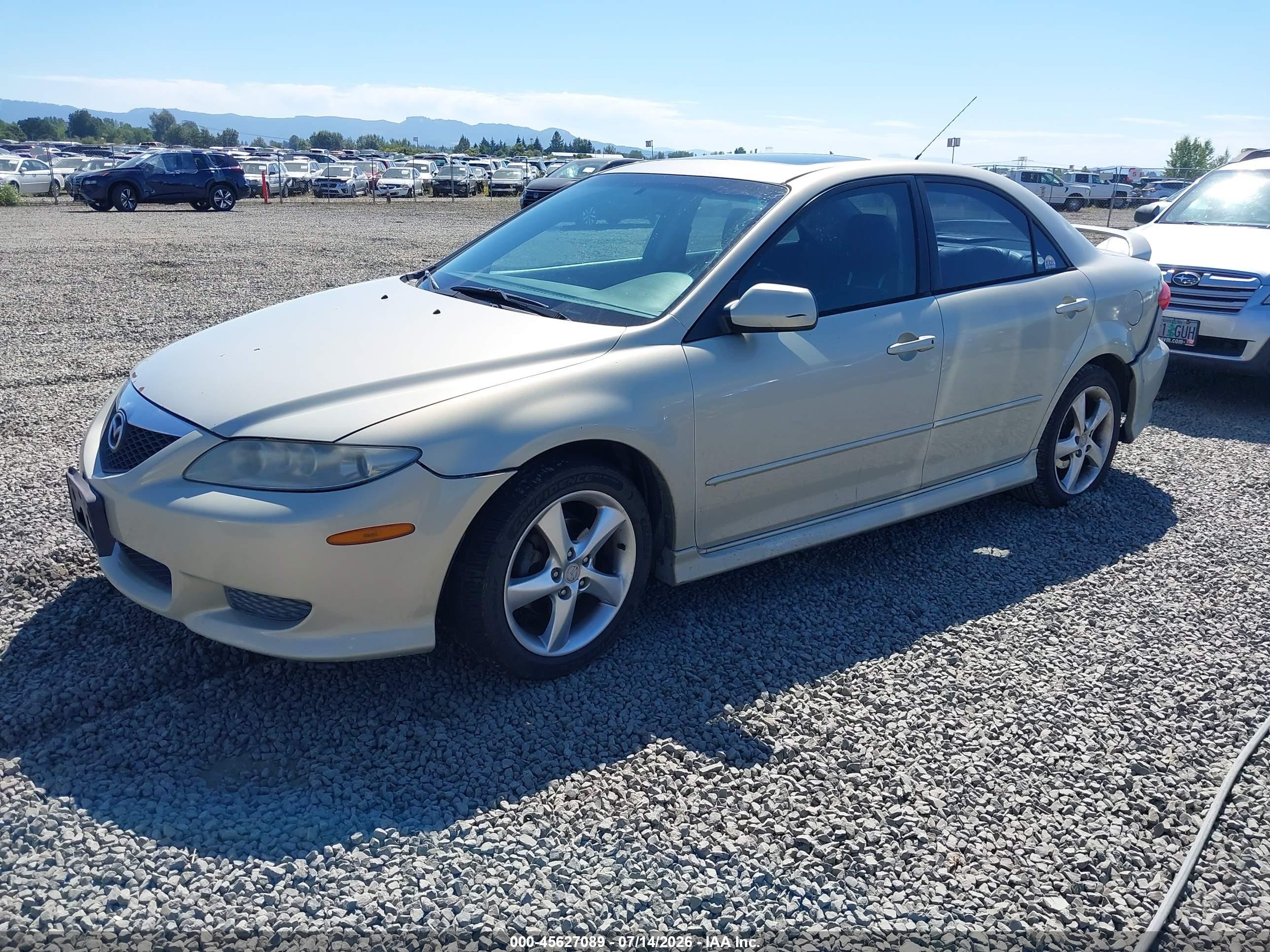 2004 Mazda Mazda6 S Gold vin: 1YVFP80D245N83195