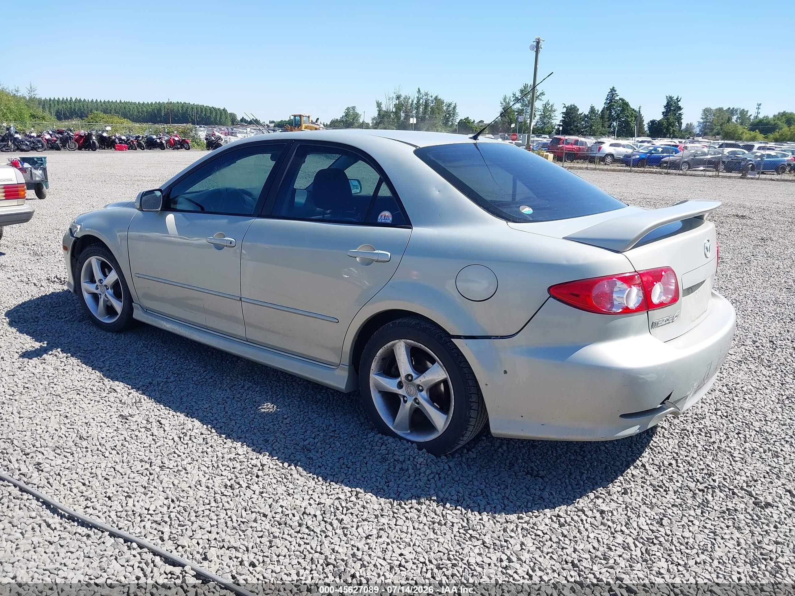 2004 Mazda Mazda6 S Gold vin: 1YVFP80D245N83195