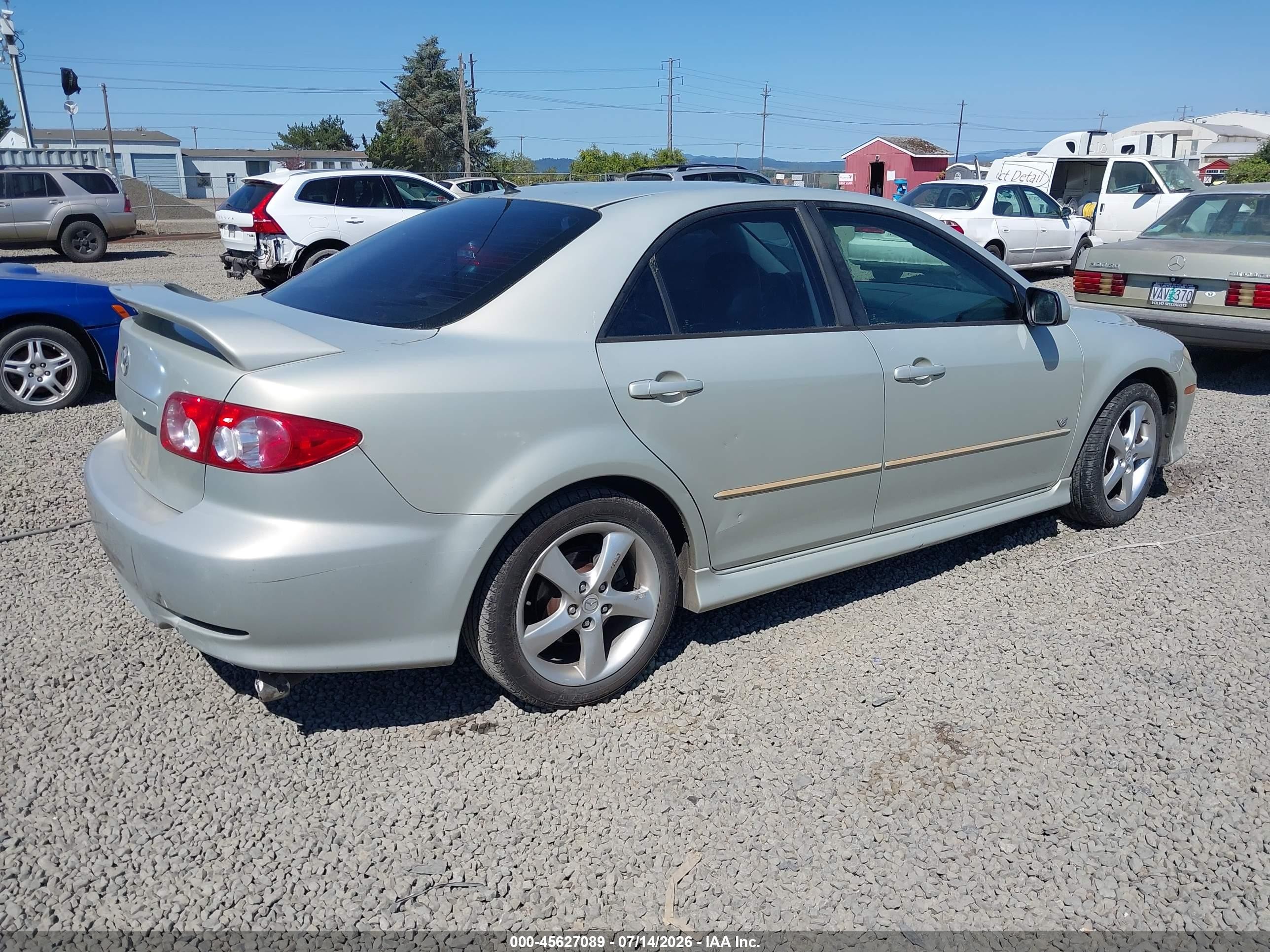 2004 Mazda Mazda6 S Gold vin: 1YVFP80D245N83195