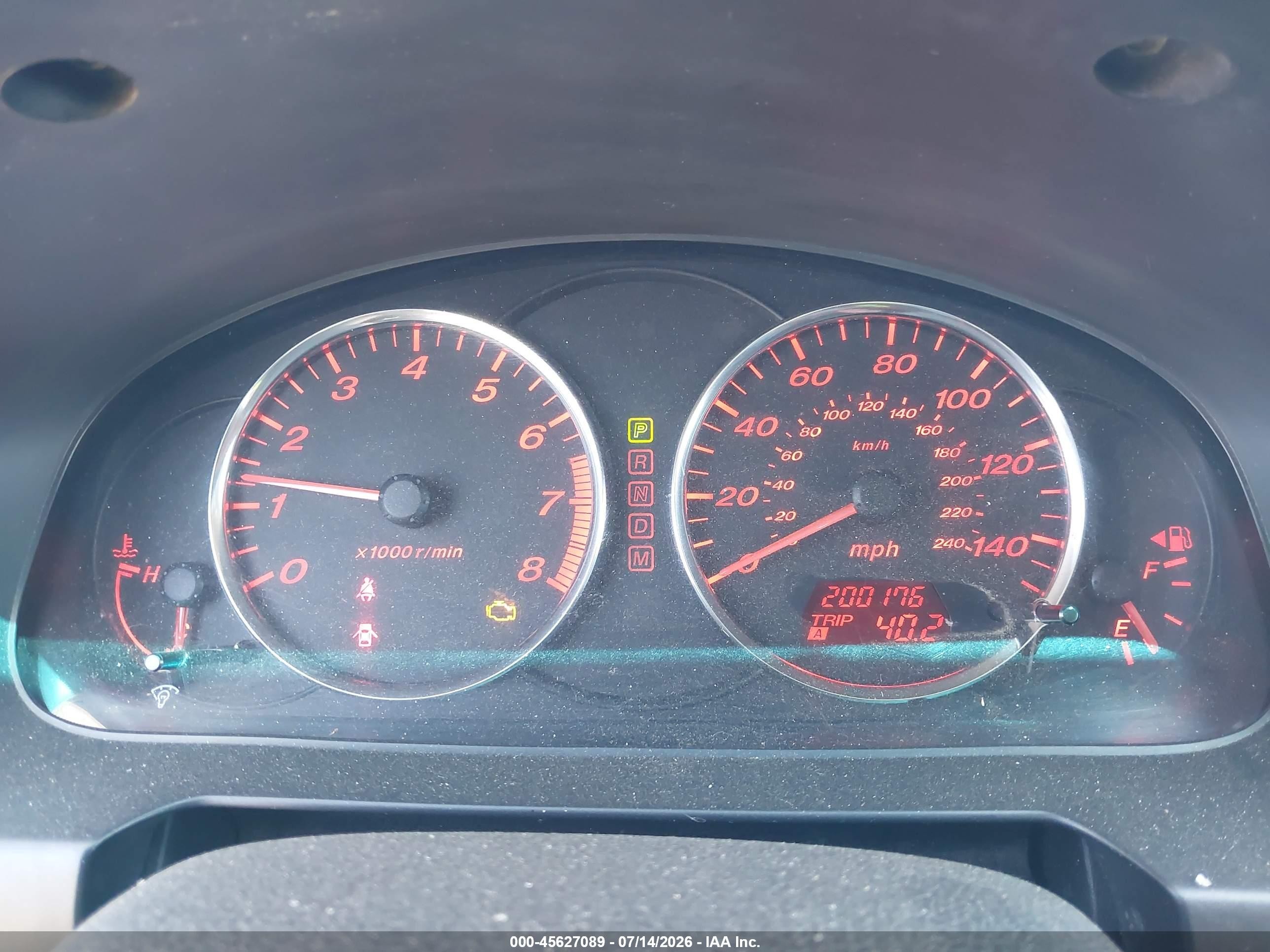 2004 Mazda Mazda6 S Gold vin: 1YVFP80D245N83195