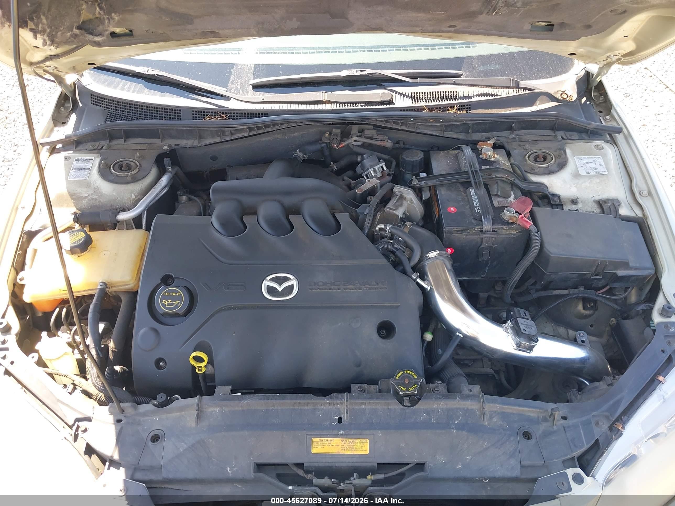 2004 Mazda Mazda6 S Gold vin: 1YVFP80D245N83195