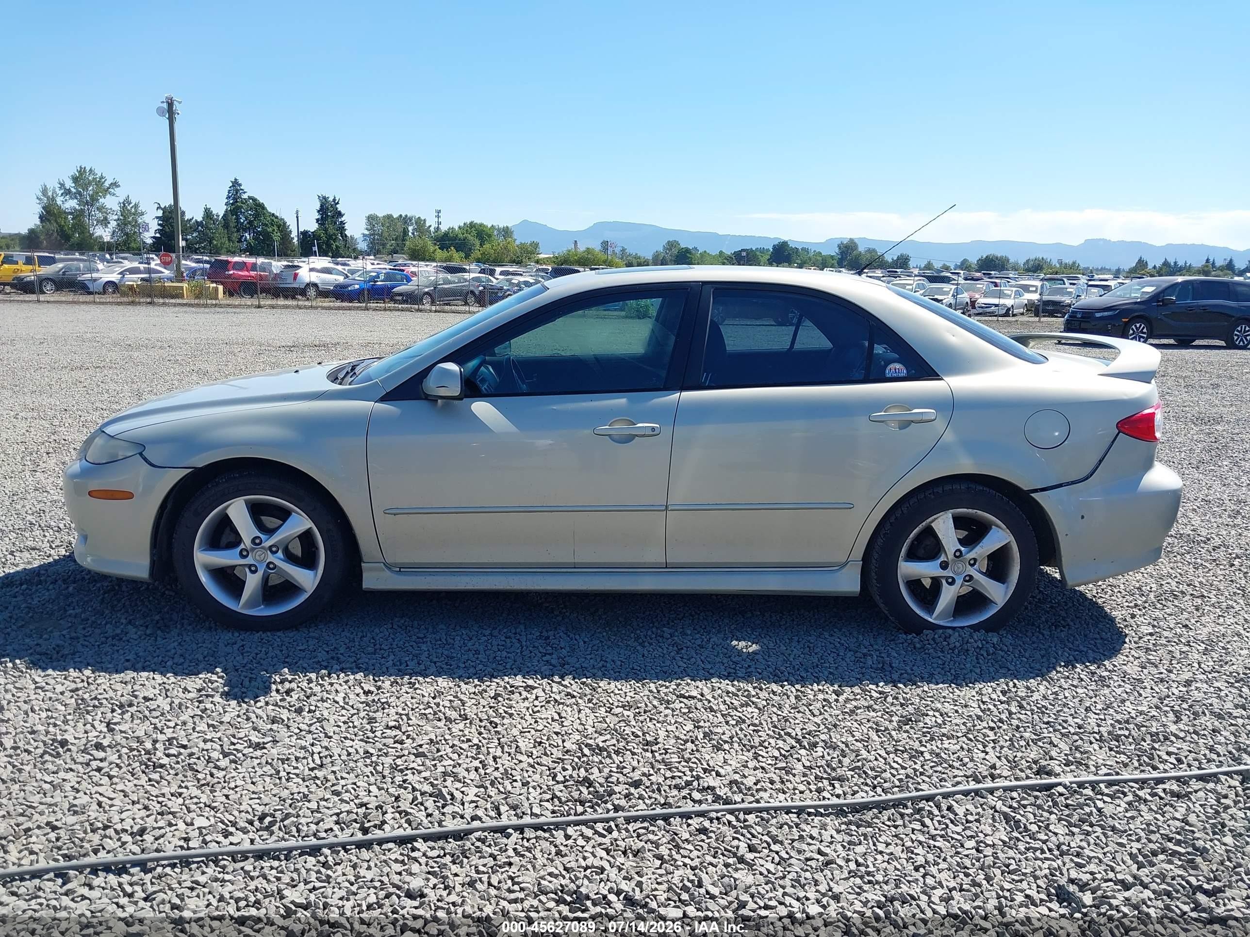 2004 Mazda Mazda6 S Gold vin: 1YVFP80D245N83195