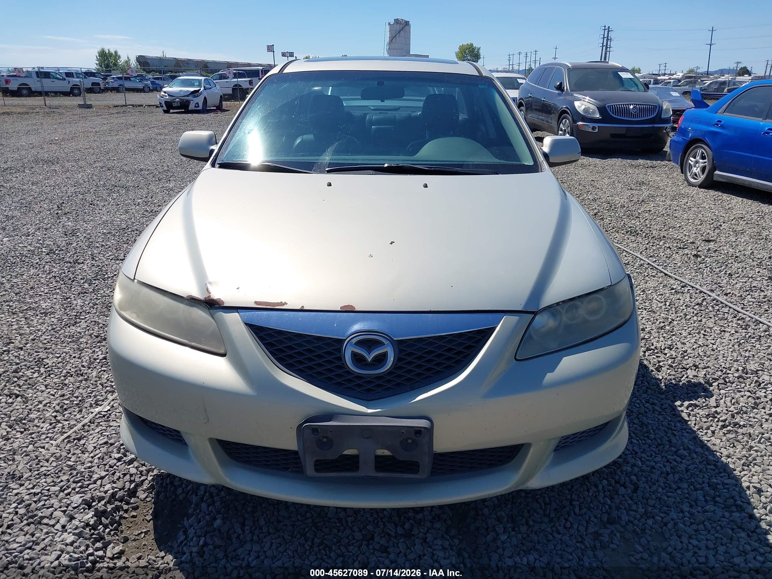 2004 Mazda Mazda6 S Gold vin: 1YVFP80D245N83195