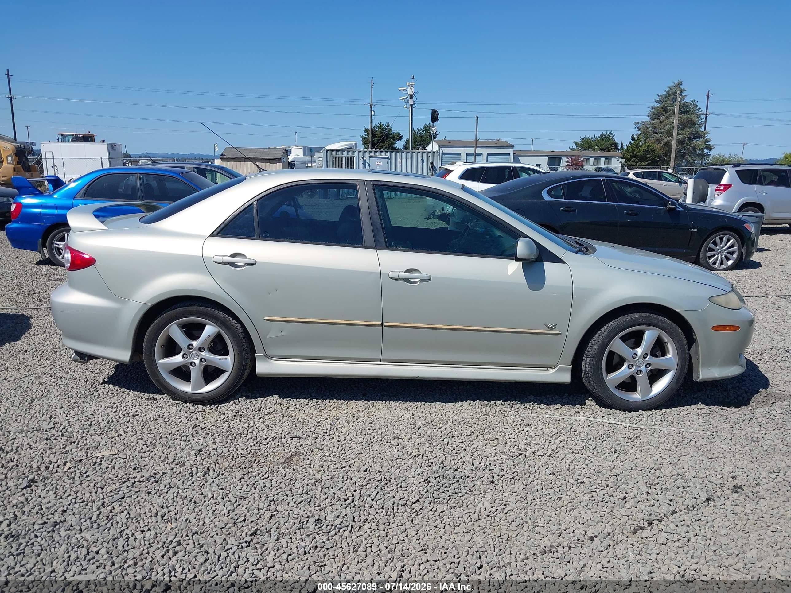 2004 Mazda Mazda6 S Gold vin: 1YVFP80D245N83195
