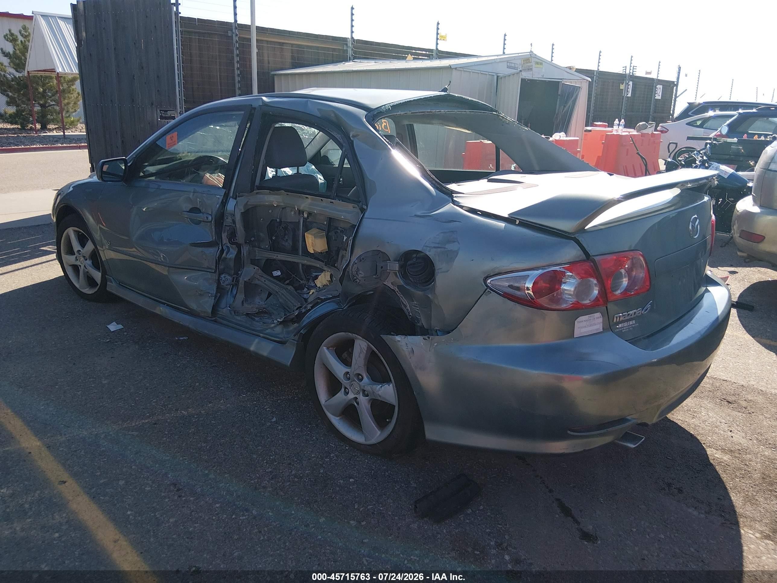 2004 Mazda Mazda6 S Green vin: 1YVFP80D745N83600