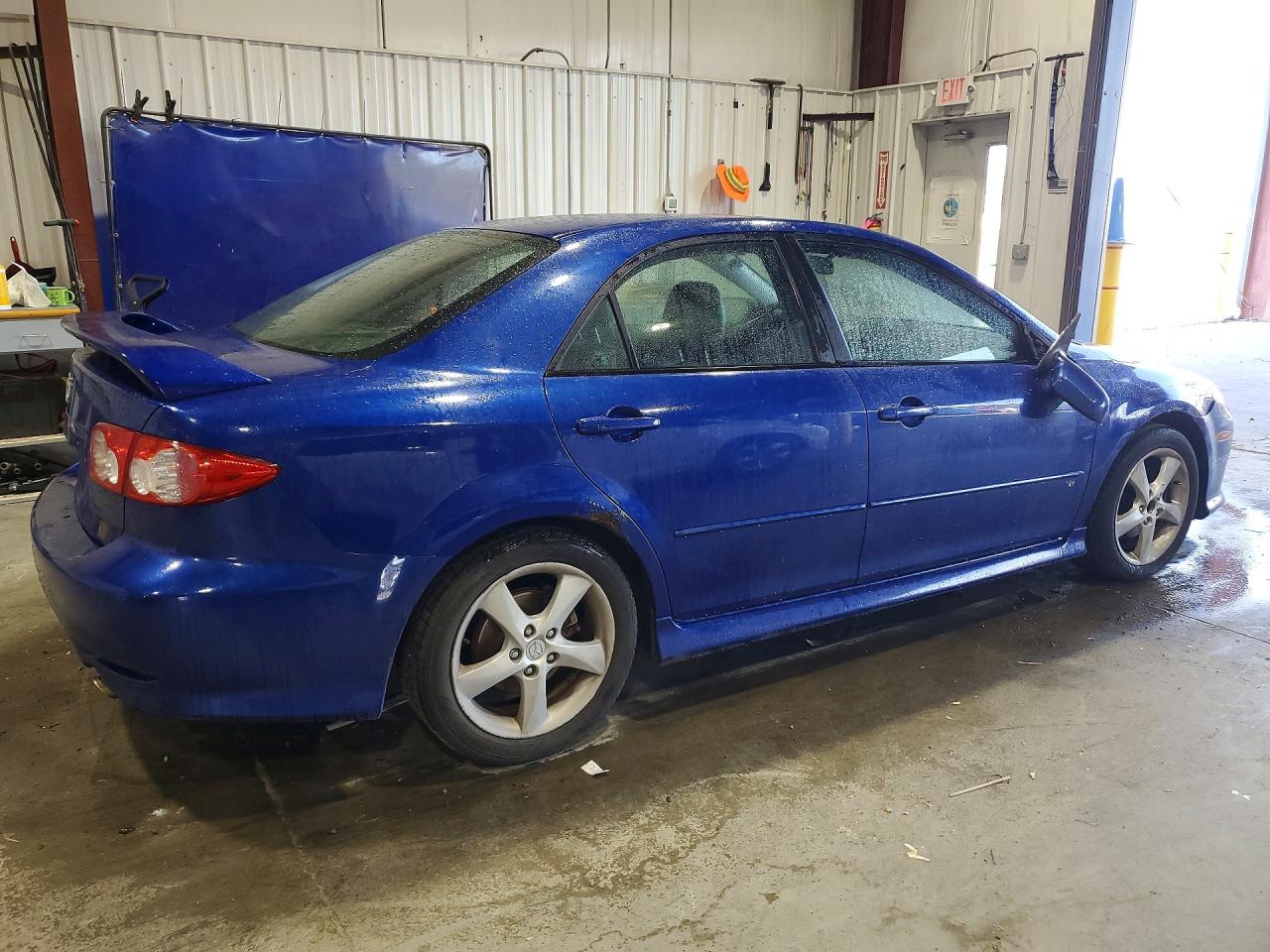 2003 Mazda 6 S Blue vin: 1YVFP80DX35M22785