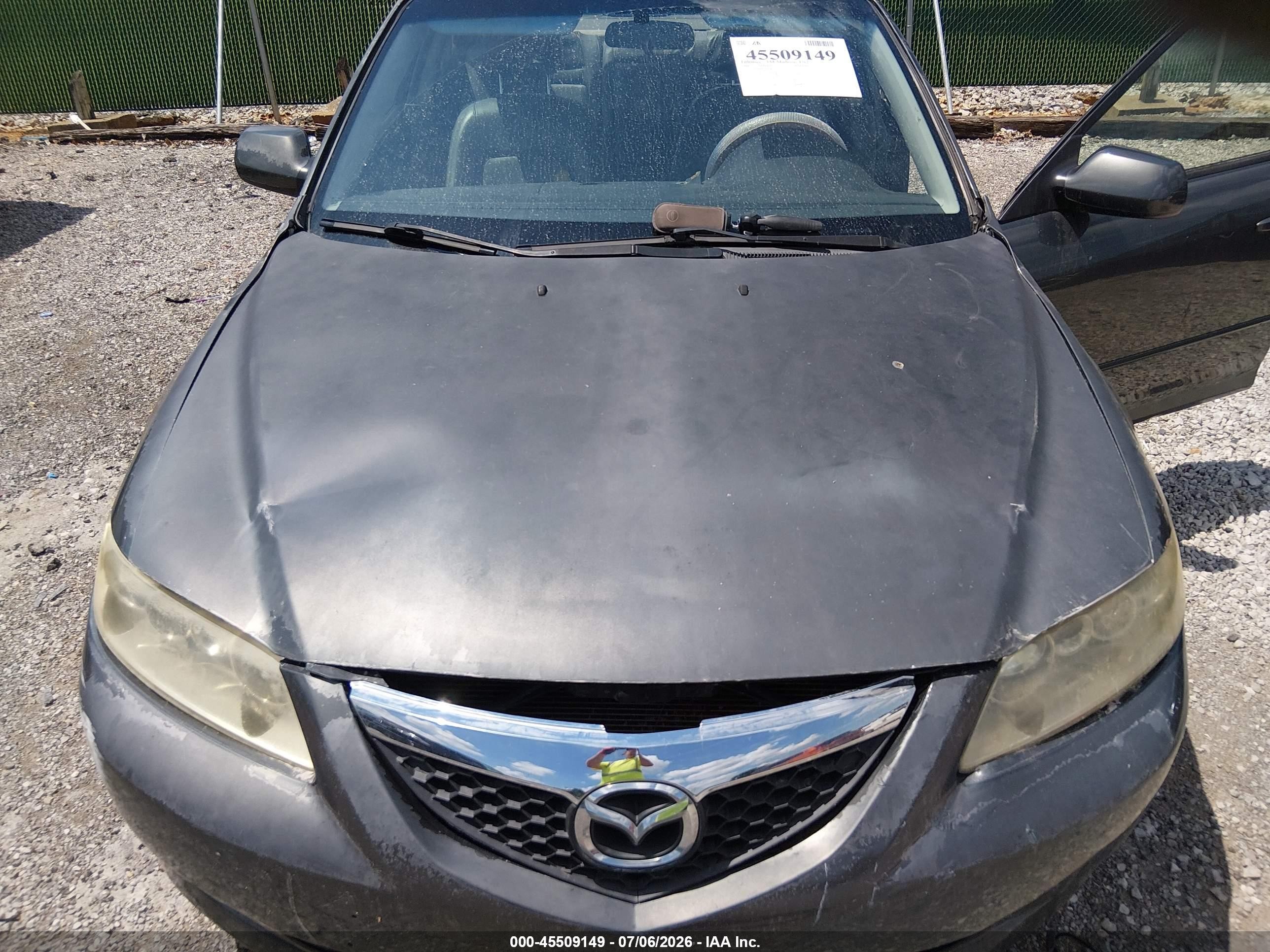 2003 Mazda Mazda6 S Gray vin: 1YVFP80DX35M54832