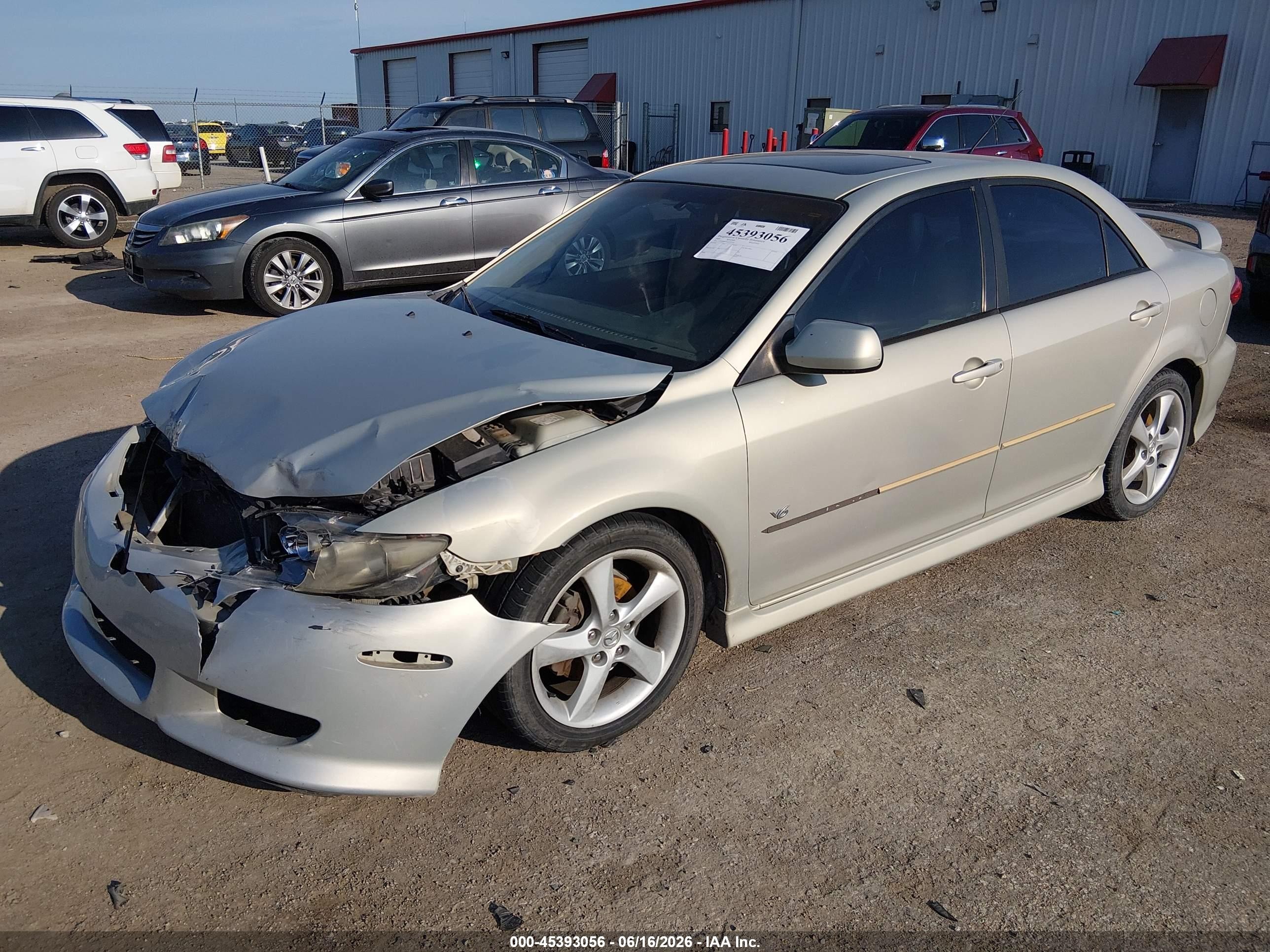2004 Mazda Mazda6 S Beige vin: 1YVFP80DX45N77256
