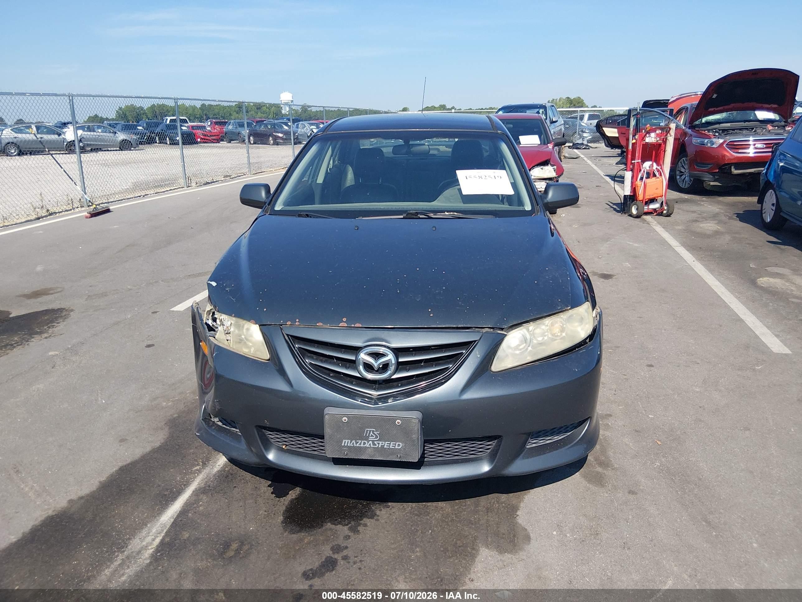 2004 Mazda Mazda6 S Black vin: 1YVFP80DX45N95708
