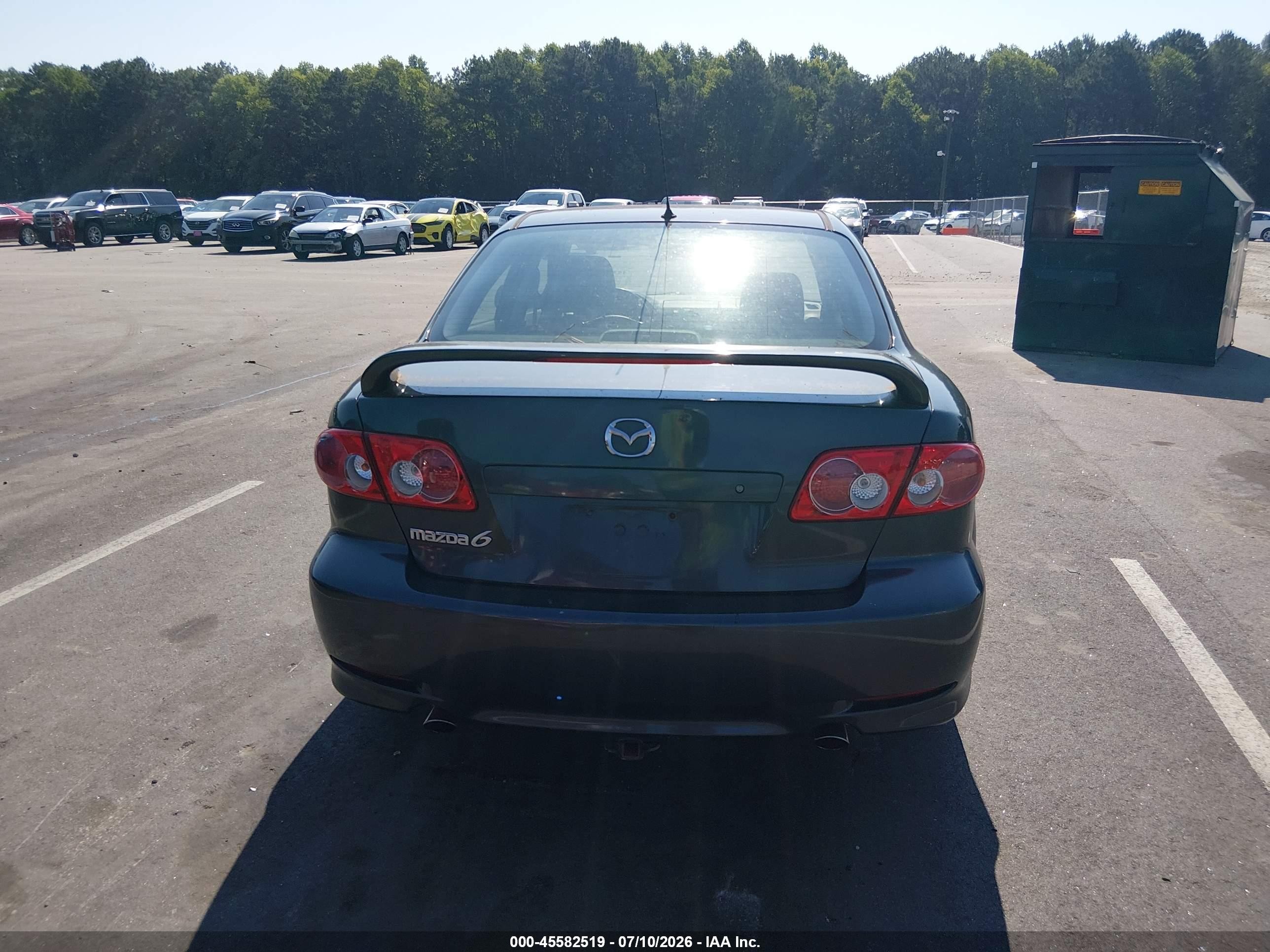 2004 Mazda Mazda6 S Black vin: 1YVFP80DX45N95708