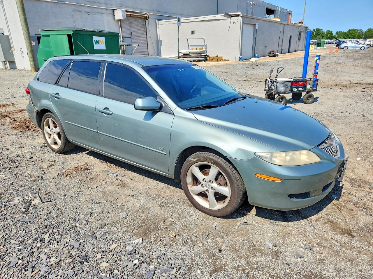 2004 Mazda 6 S Green vin: 1YVFP82D145N56759